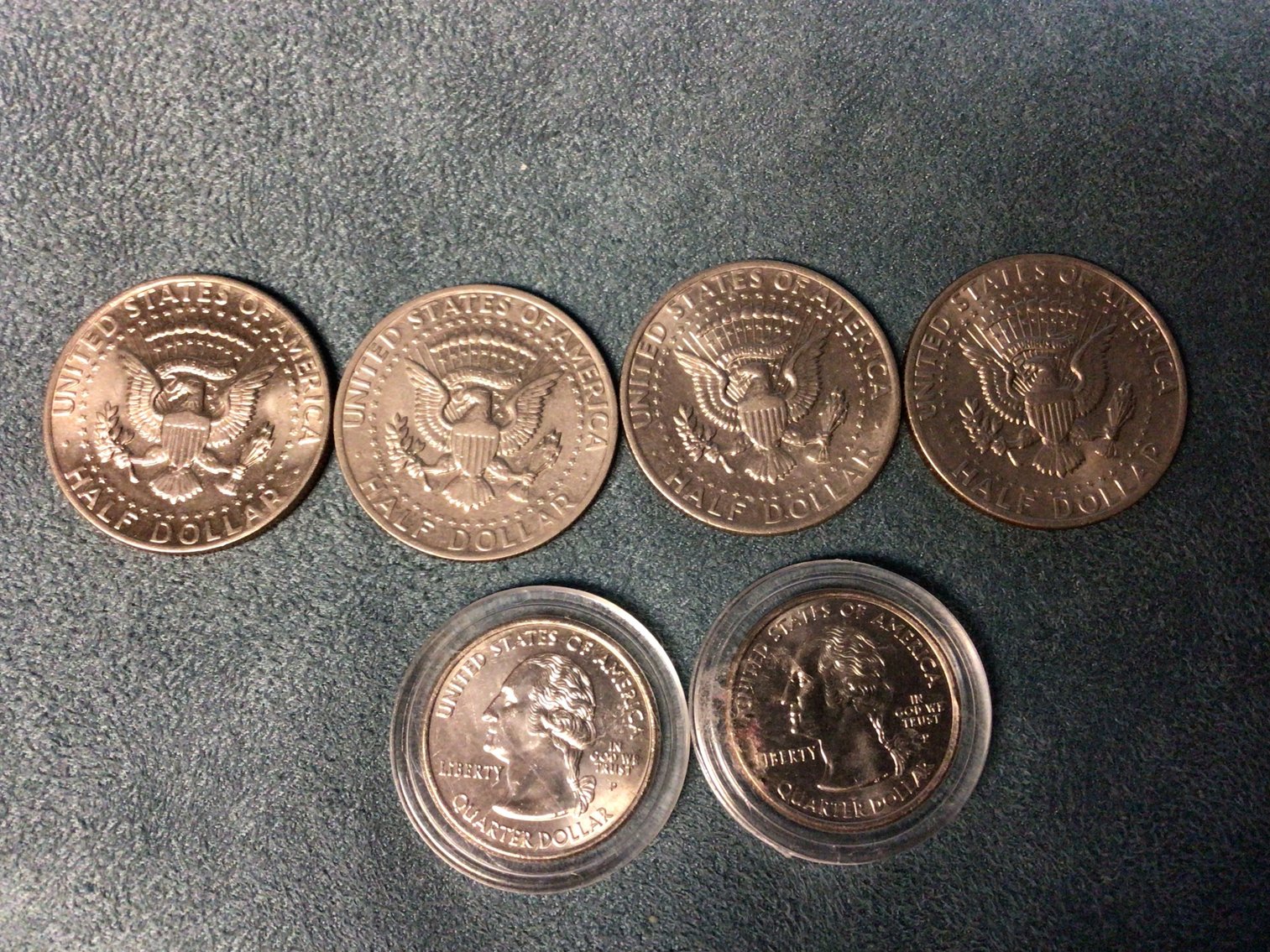 Image for Kennedy Half Dollars and 2 Sealed State Quarters