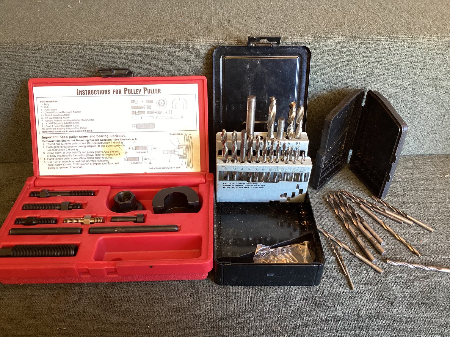 Image for Pulley Puller and Drill Bits