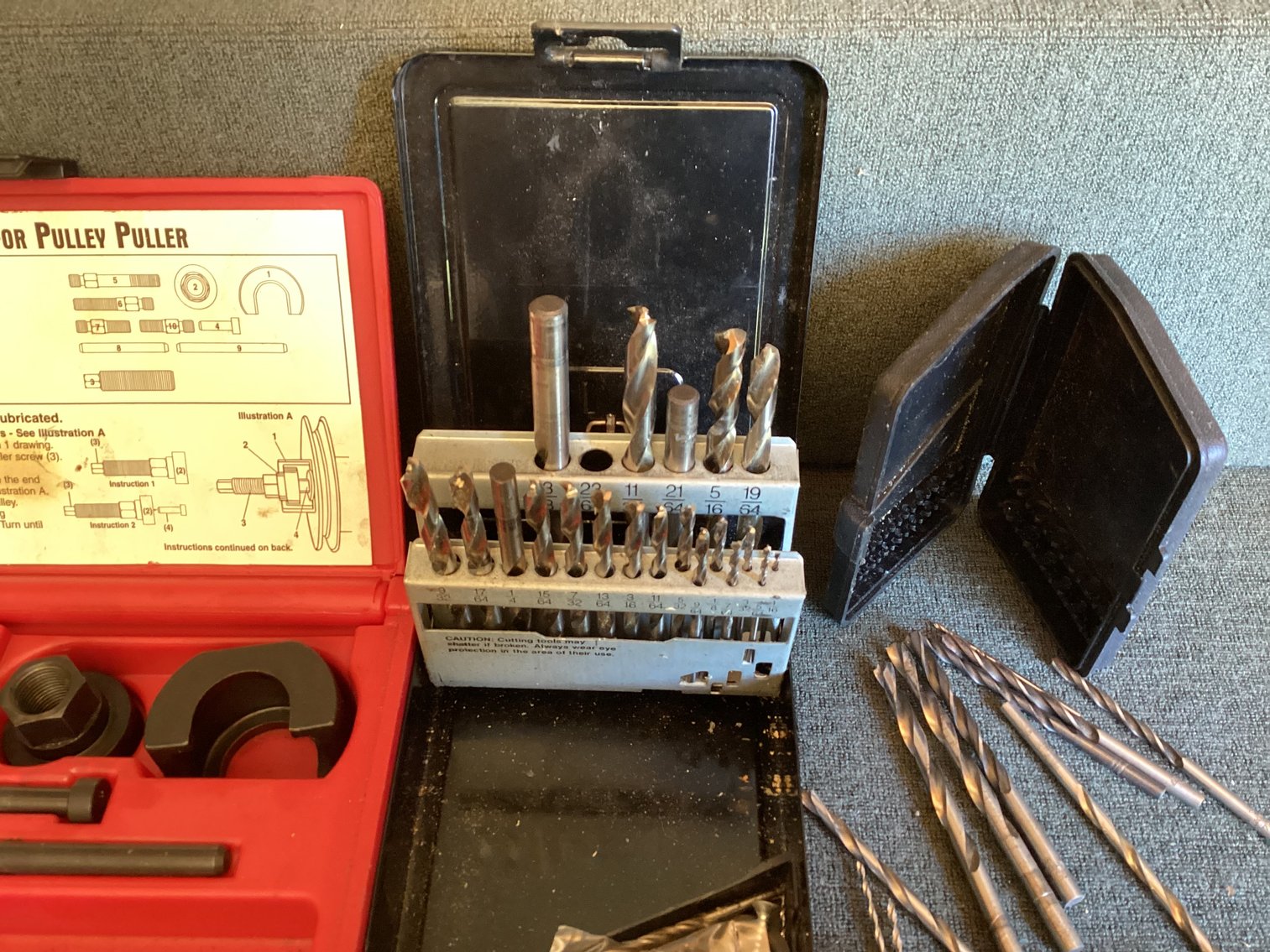 Image for Pulley Puller and Drill Bits