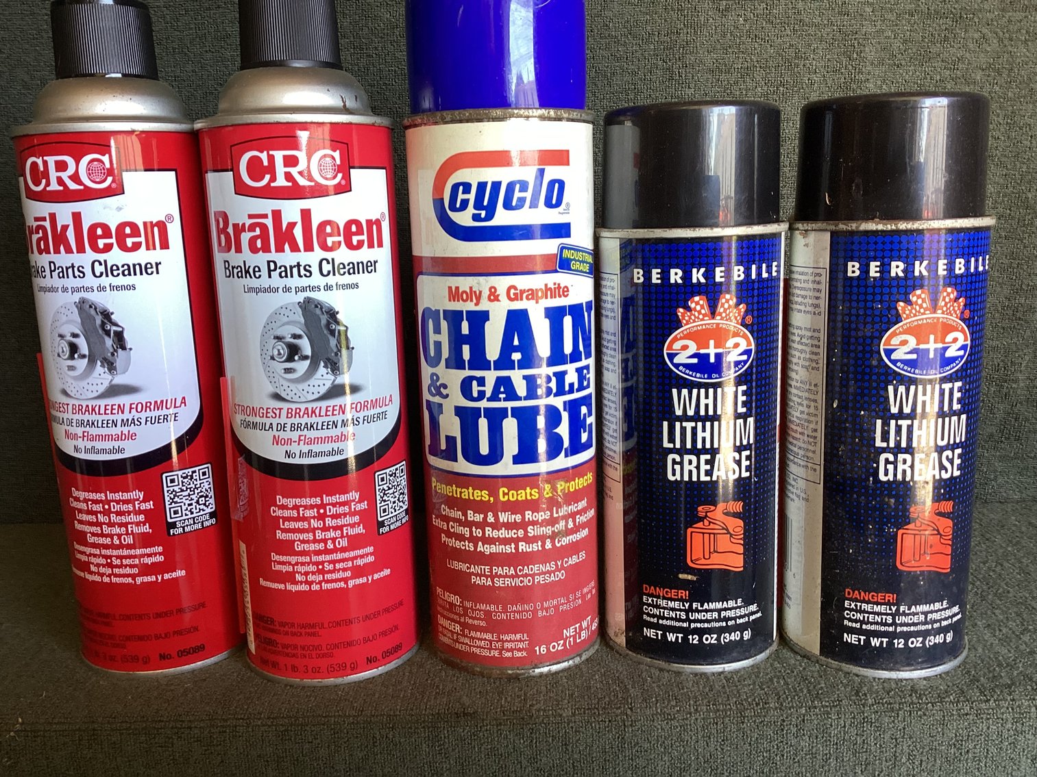 Image for Brake Cleaner and Lubricants