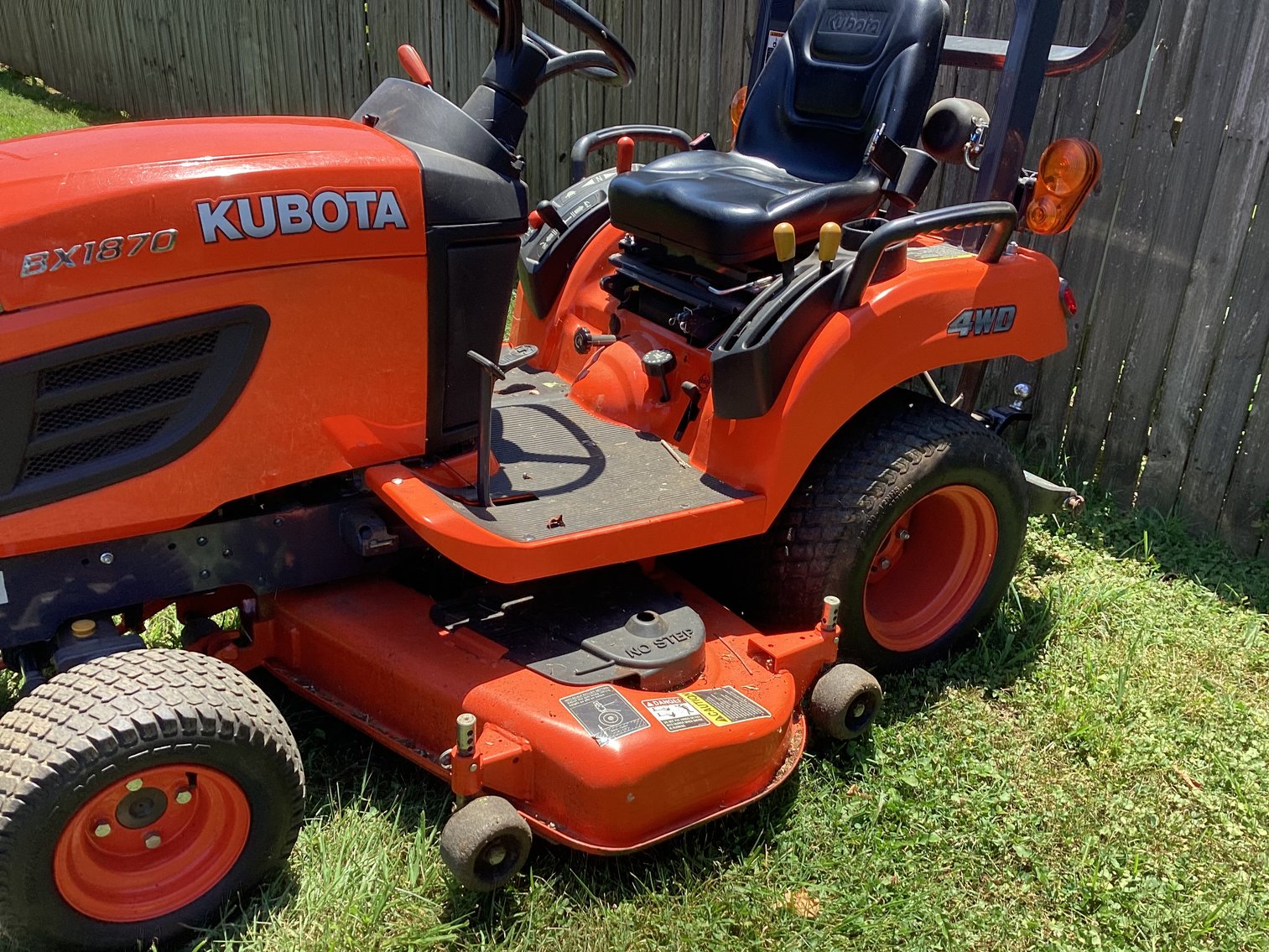 Image for Kubota BX 1870 4WD Diesel Tractor with Mowing Deck, PTO, and 3 Point Hitch