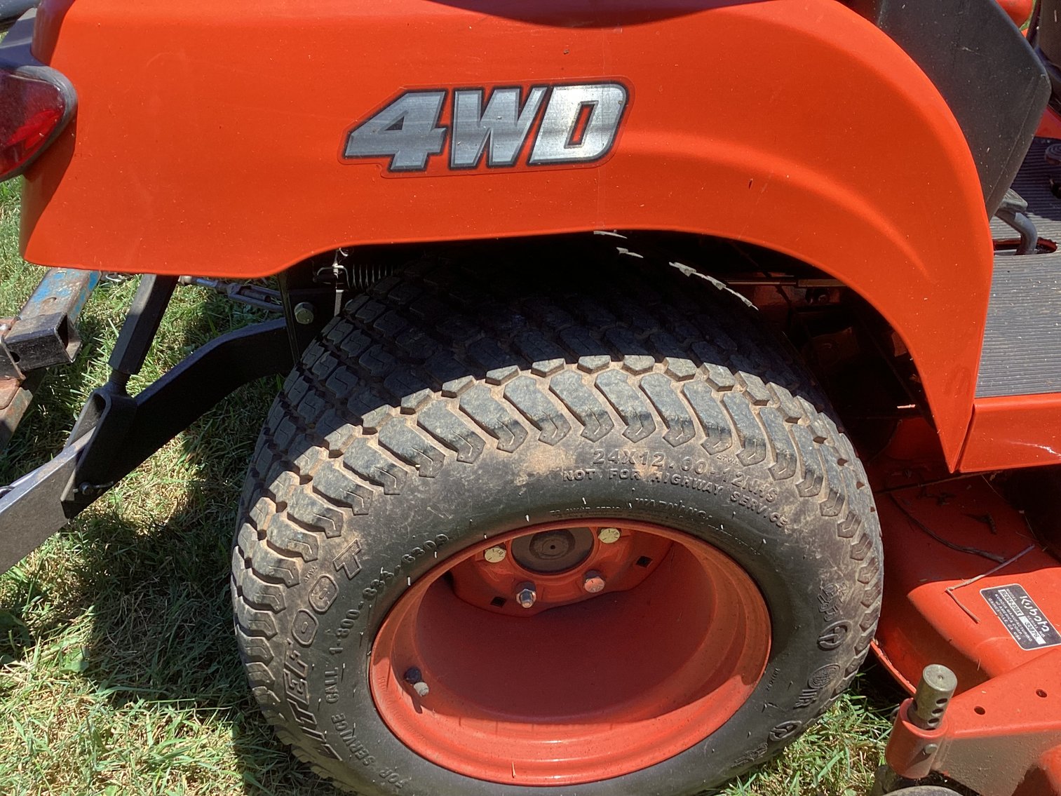 Image for Kubota BX 1870 4WD Diesel Tractor with Mowing Deck, PTO, and 3 Point Hitch