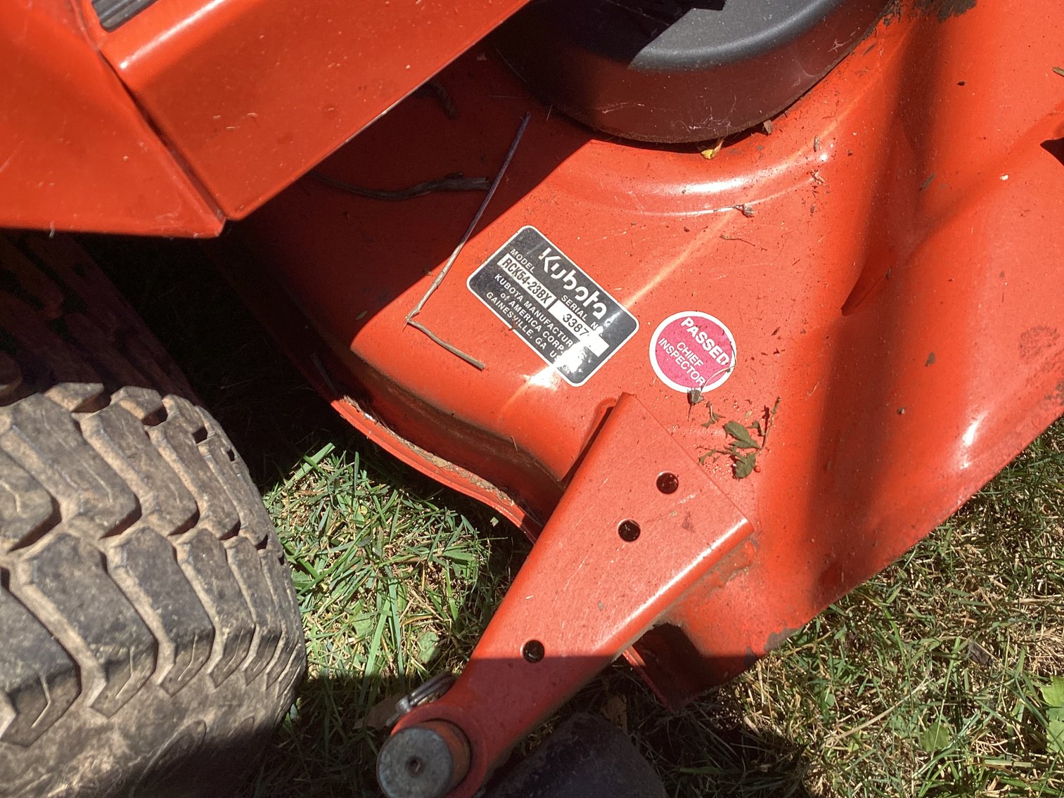 Image for Kubota BX 1870 4WD Diesel Tractor with Mowing Deck, PTO, and 3 Point Hitch