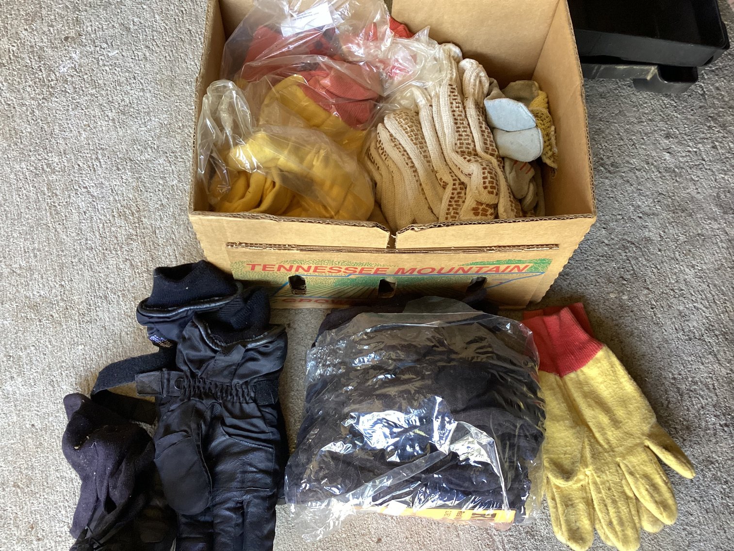 Image for Large Lot Of Work Gloves