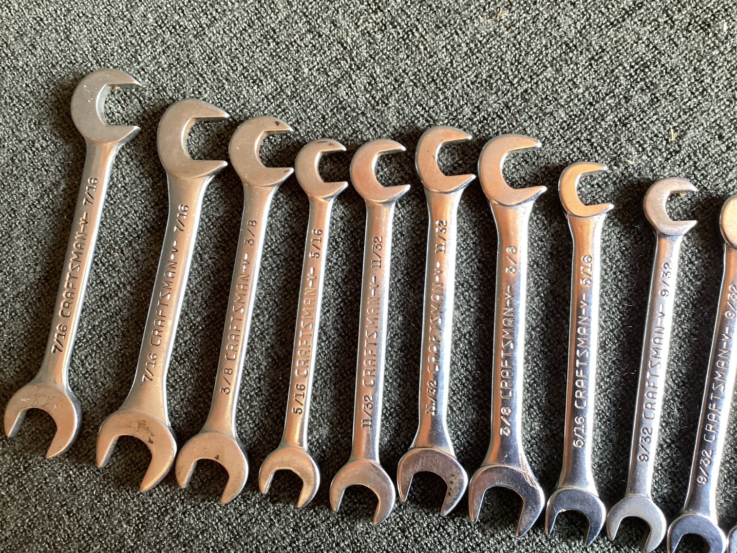 Image for Craftsman Small Open End (Ignition) Wrenches