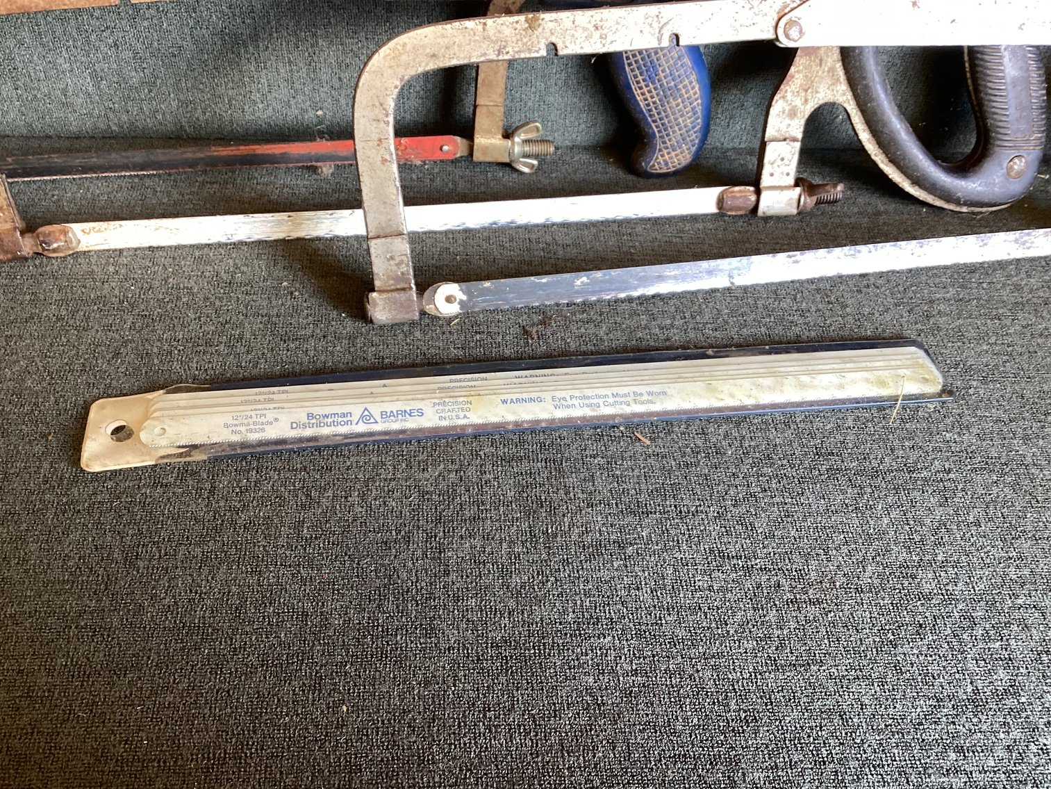 Image for Three Hack Saws and a Pack of New Blades