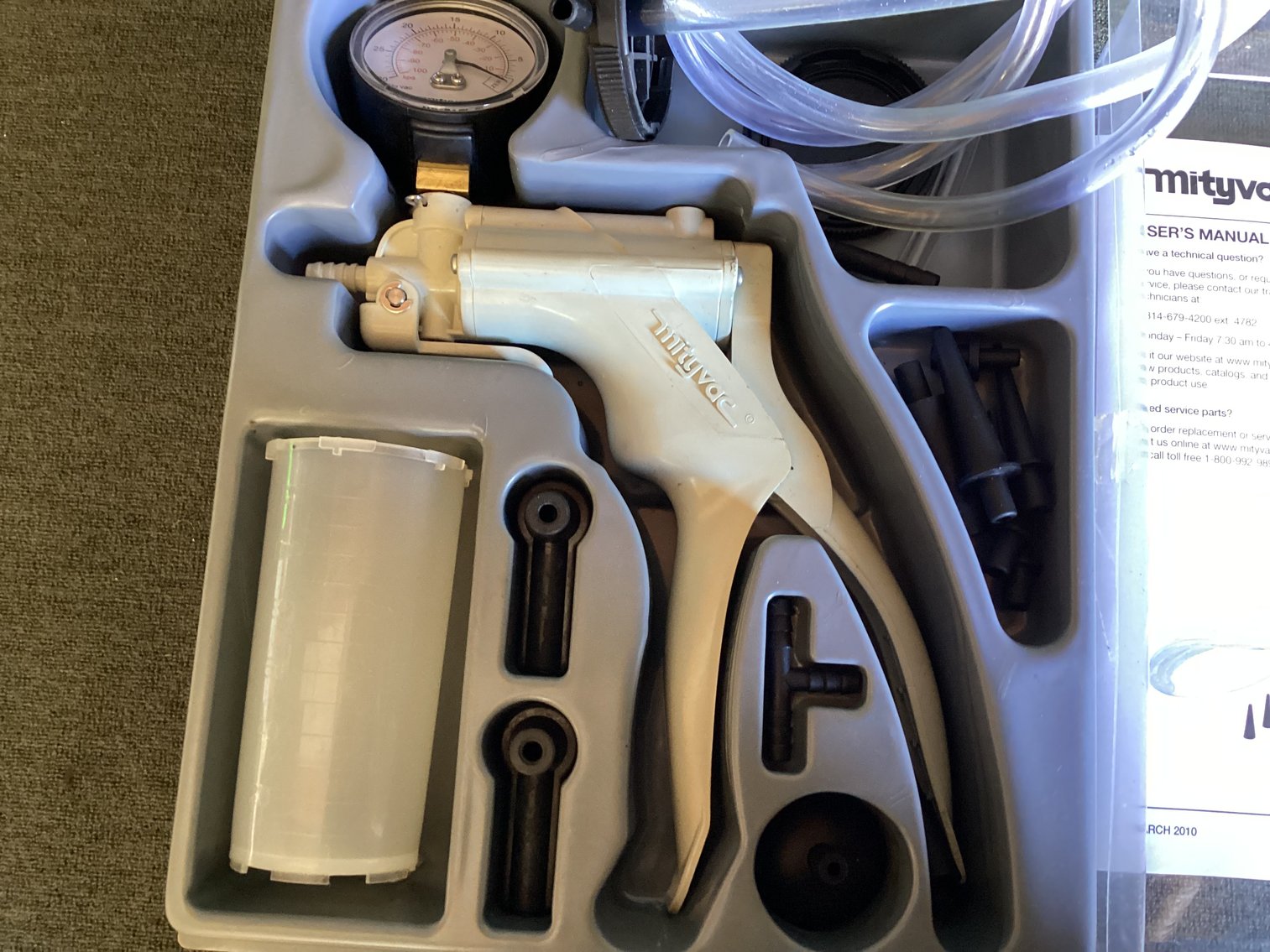 Image for MiteyVac Auto Test and Bleed Kit