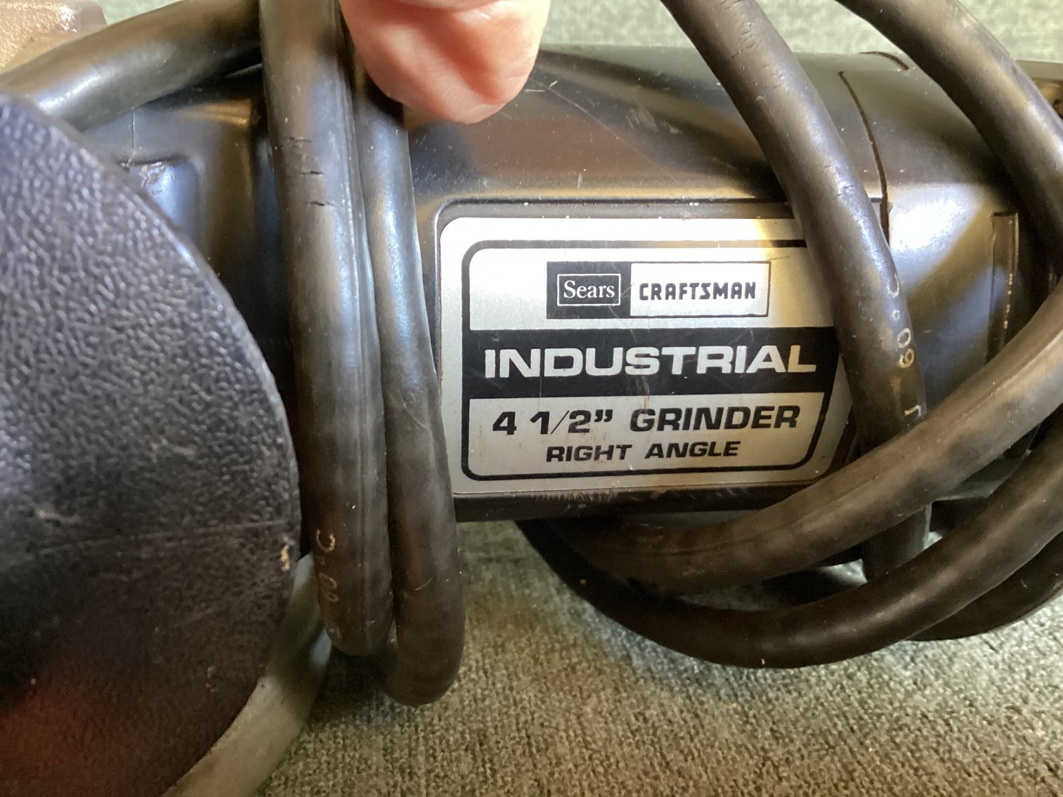 Image for Craftsman 4.5” Right Angle Grinder