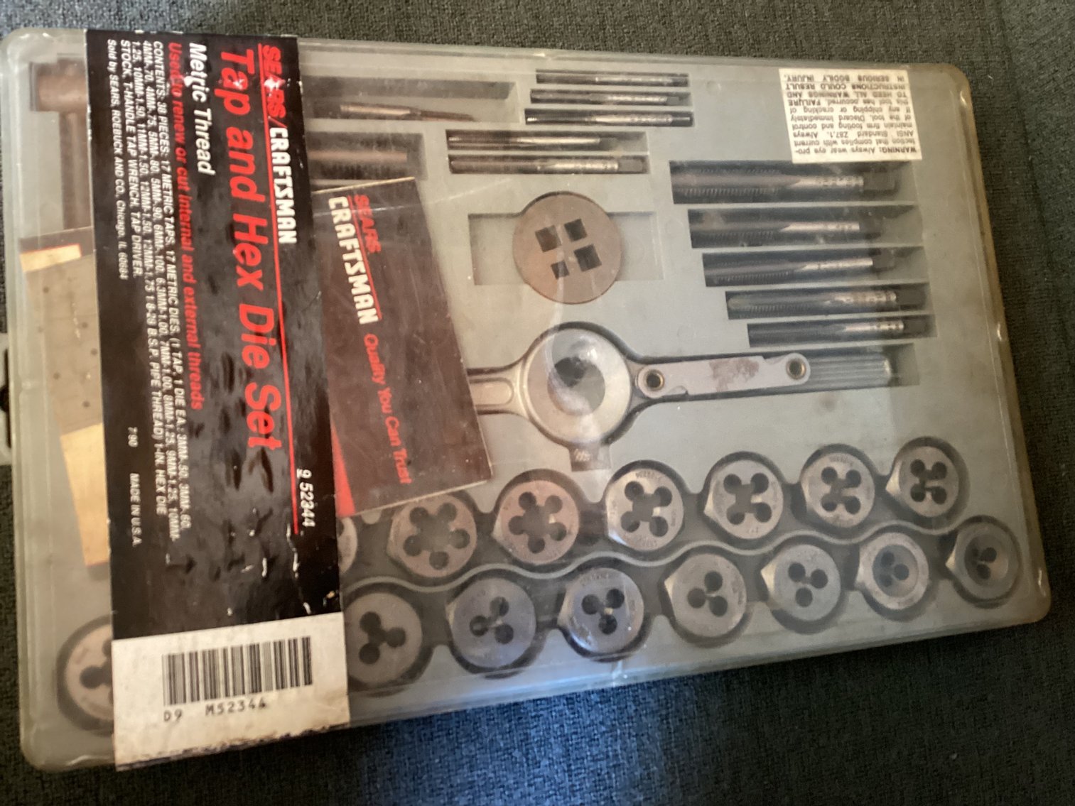Image for Craftsman Tap & Hex Die Set