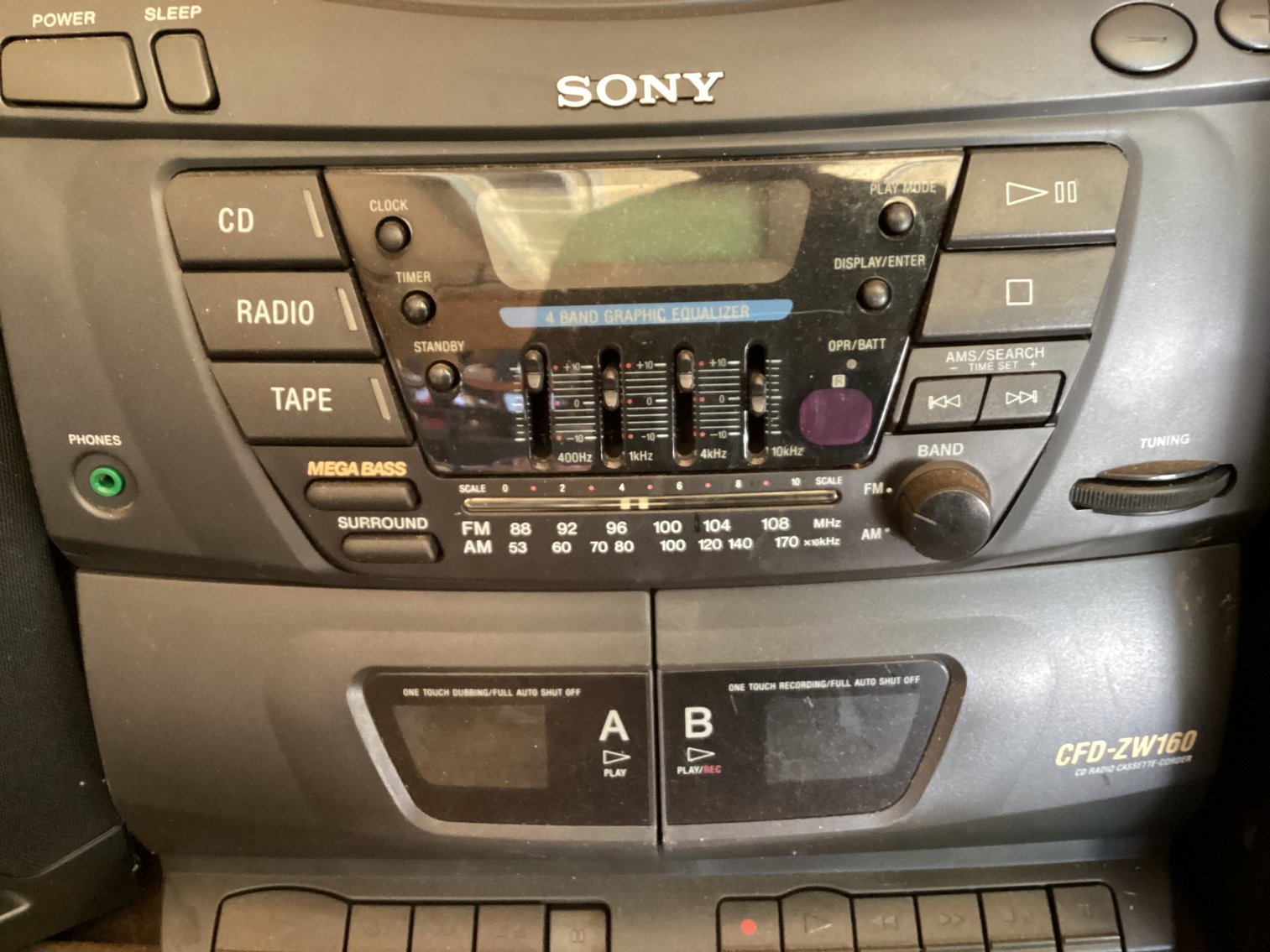 Image for Sony Stereo with Cassette Player