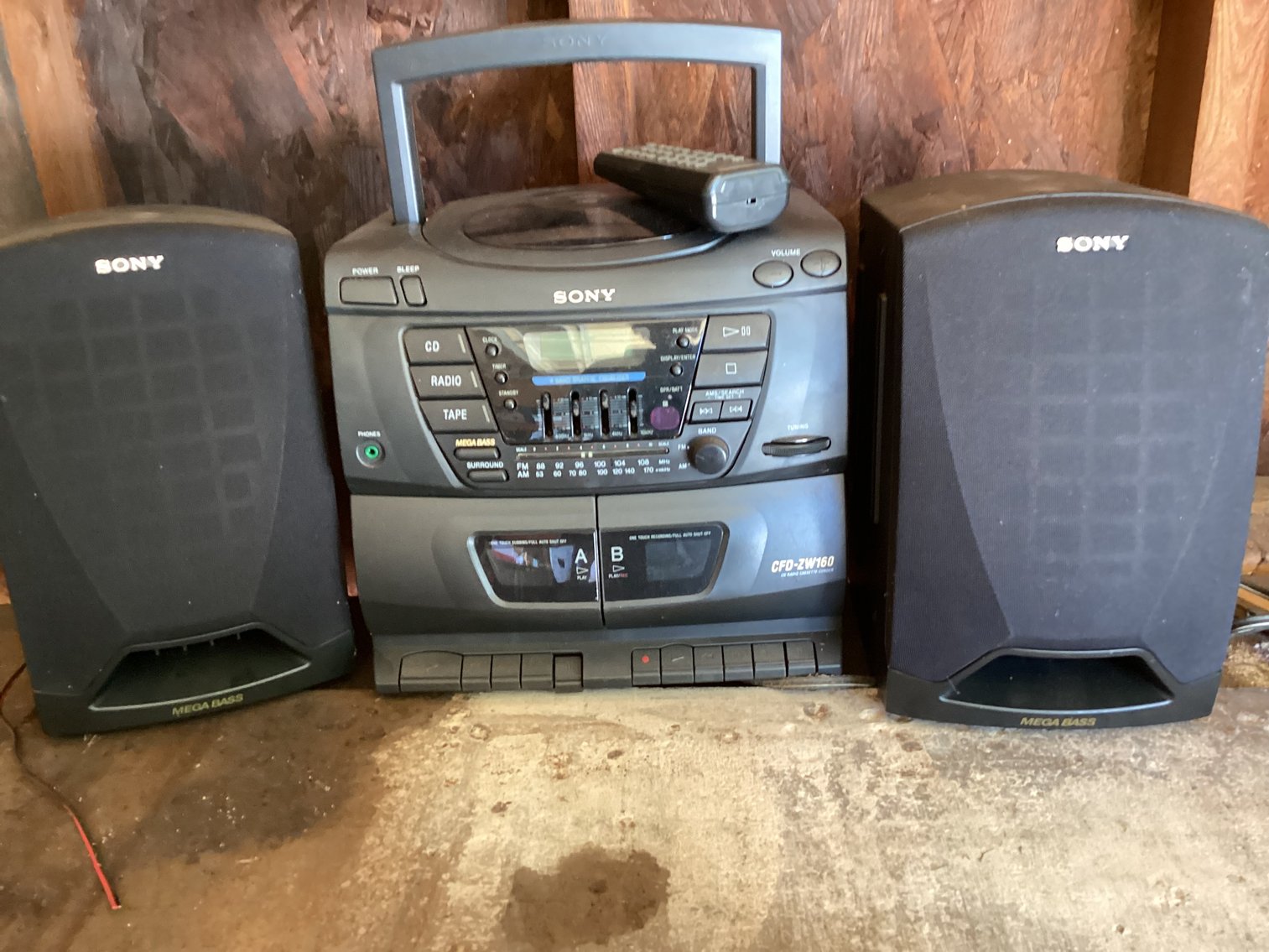 Image for Sony Stereo with Cassette Player