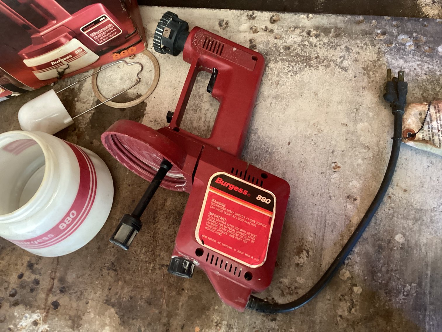 Image for Burgess 880 Paint Sprayer