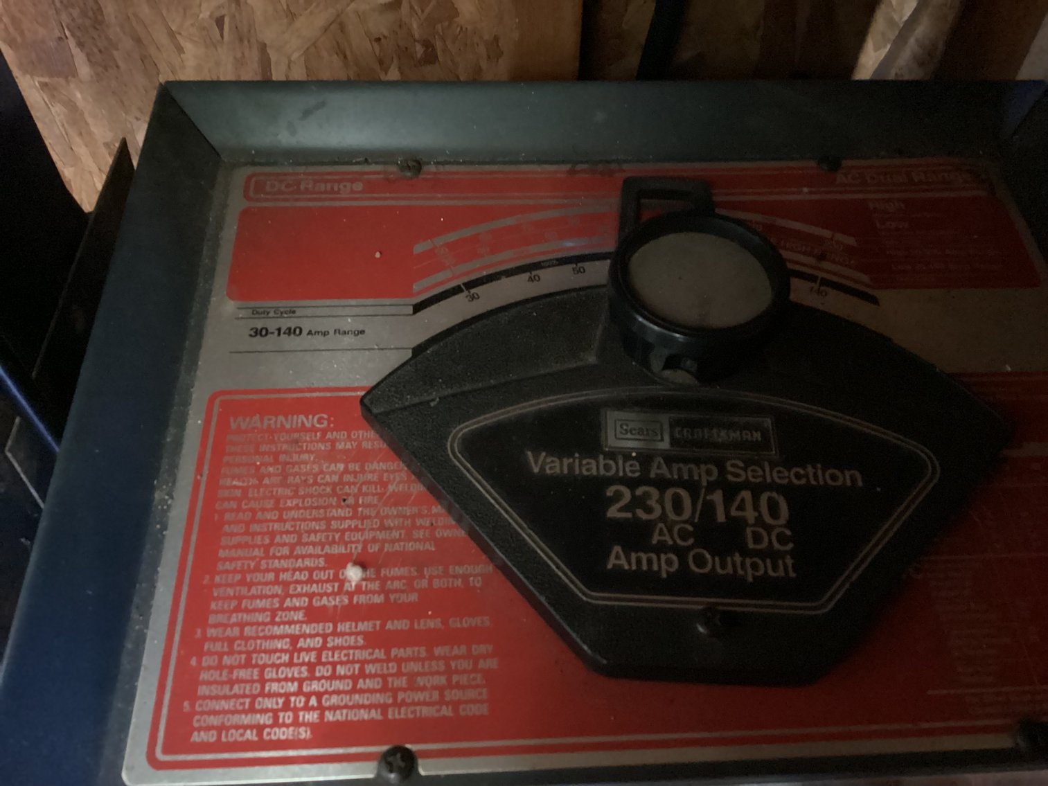 Image for Craftsman Variable Amp Arc Welder