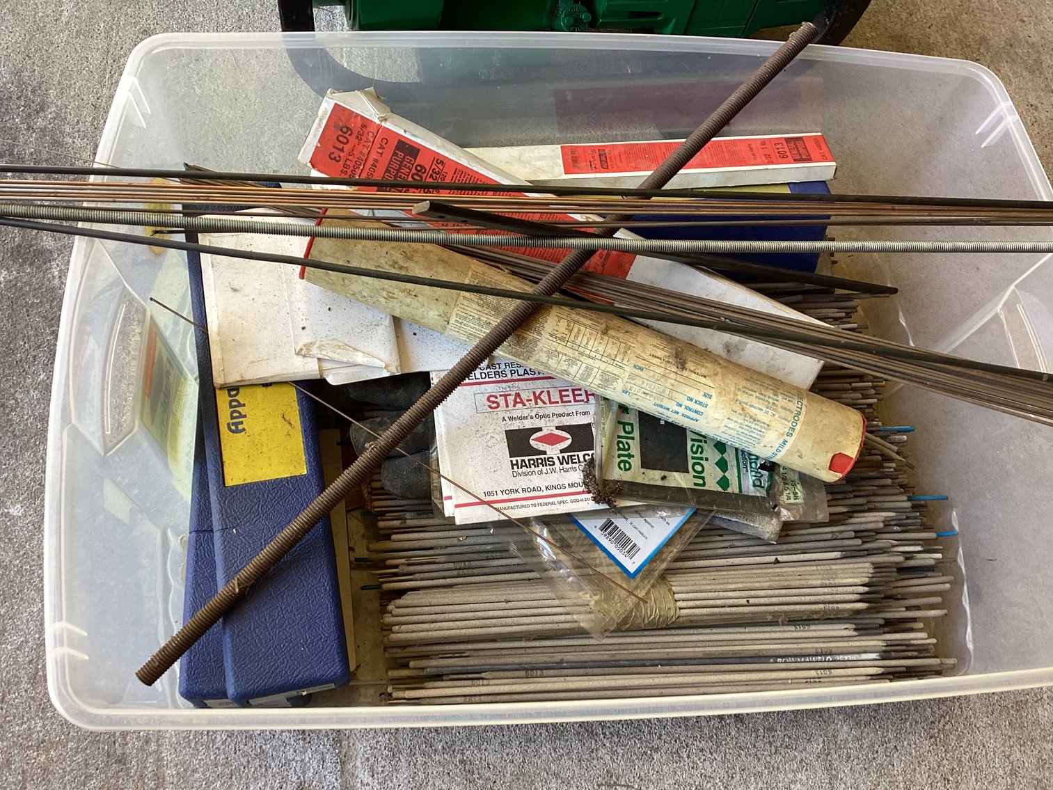 Image for Large Bin of Welding Sticks