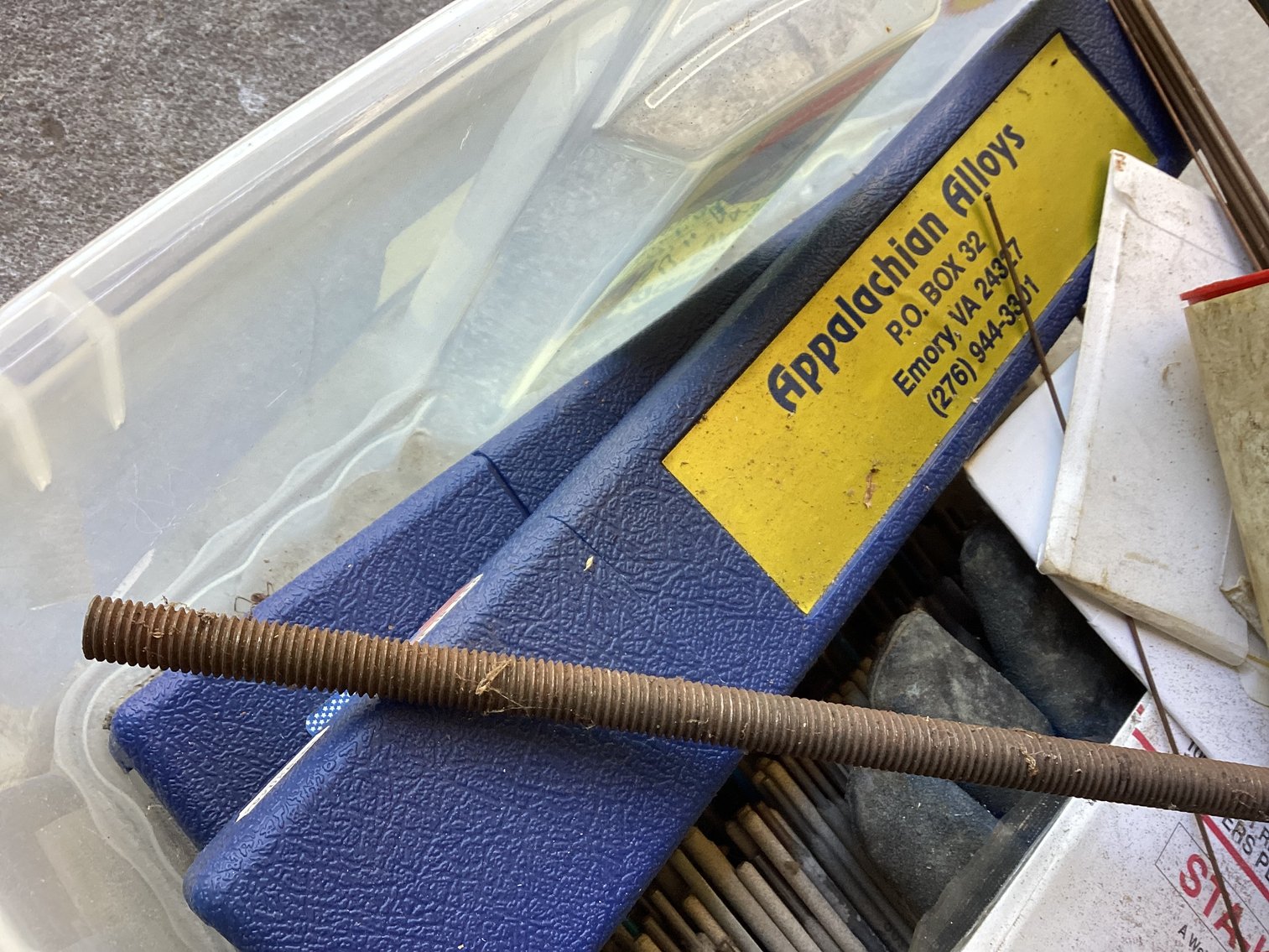 Image for Large Bin of Welding Sticks