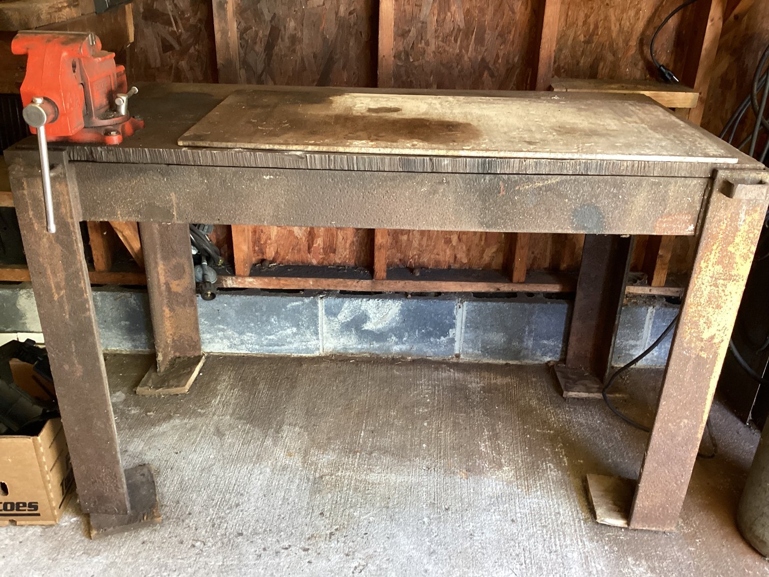 Image for Metal Work Table with 4.5” Rigid Vise