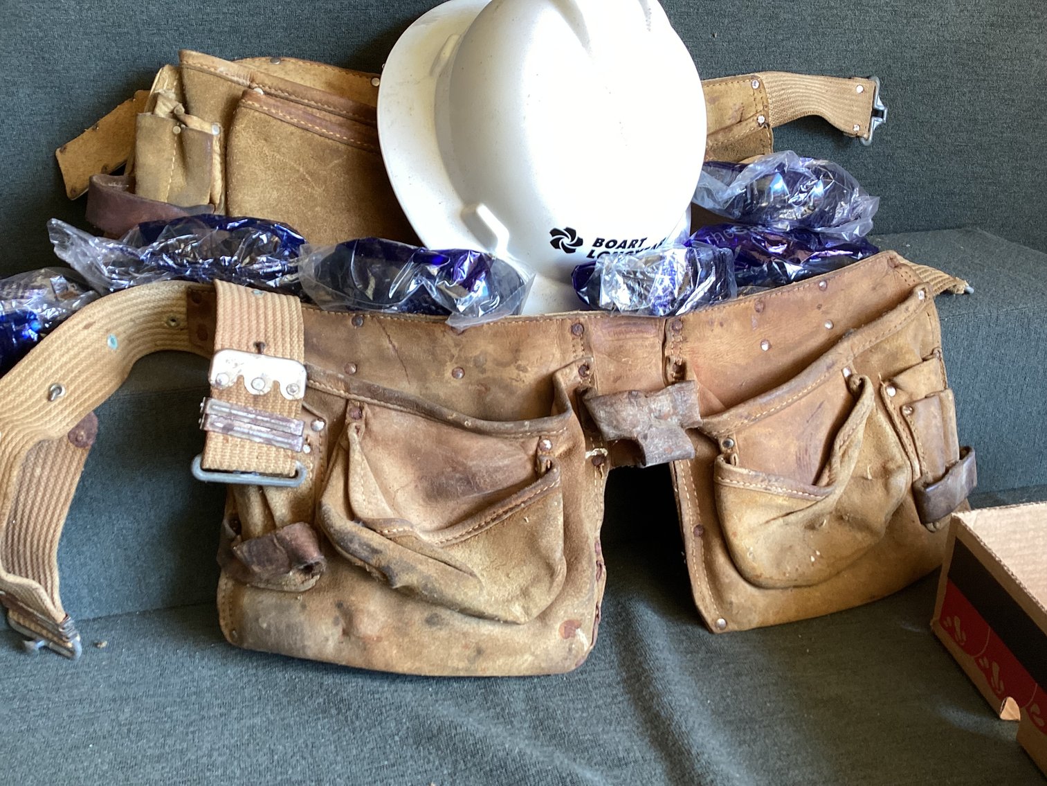 Image for Leather Tool Belts and Hard Hat