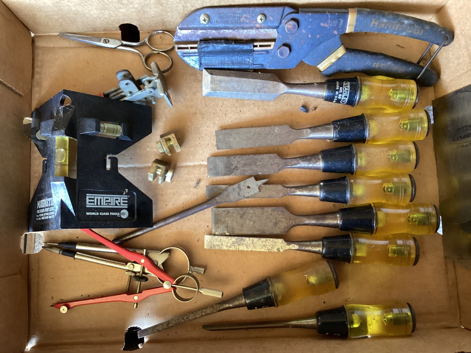 Image for Chisels, Corner Level and More