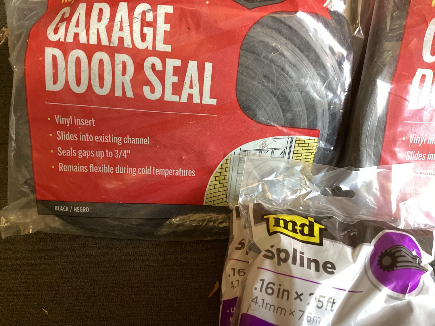 Image for Garage Door Seals and Screen Spline