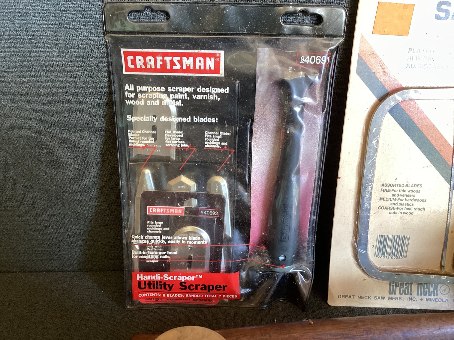 Image for Craftsman Utility Scraper, Pull Saw, and More