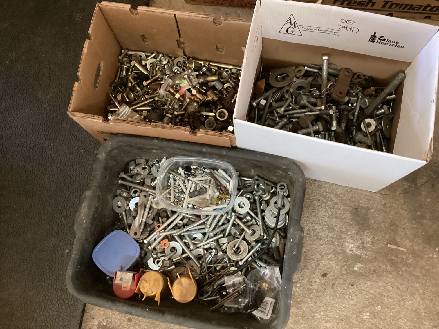 Image for Large lot of Nuts and Bolts