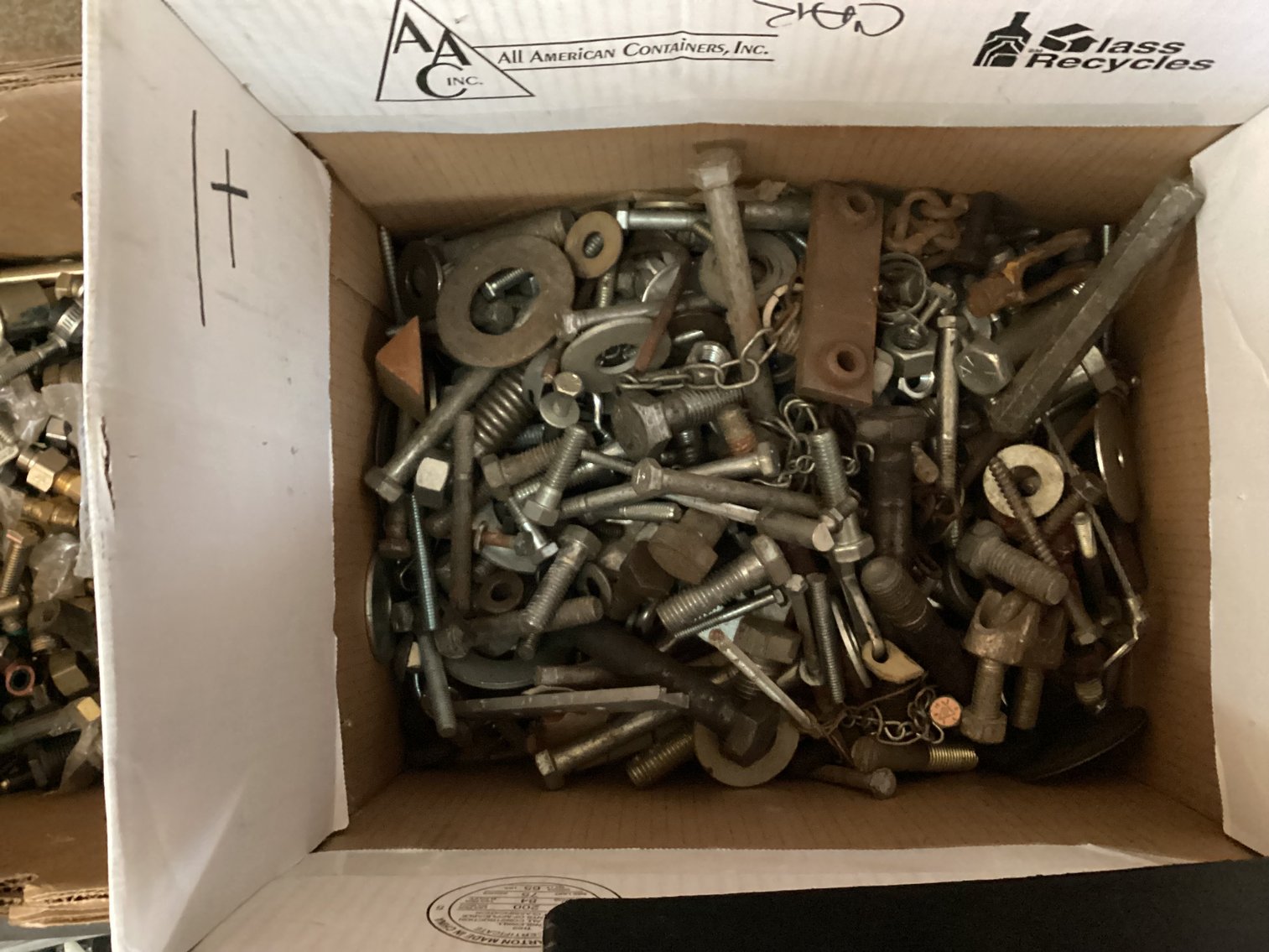 Image for Large lot of Nuts and Bolts