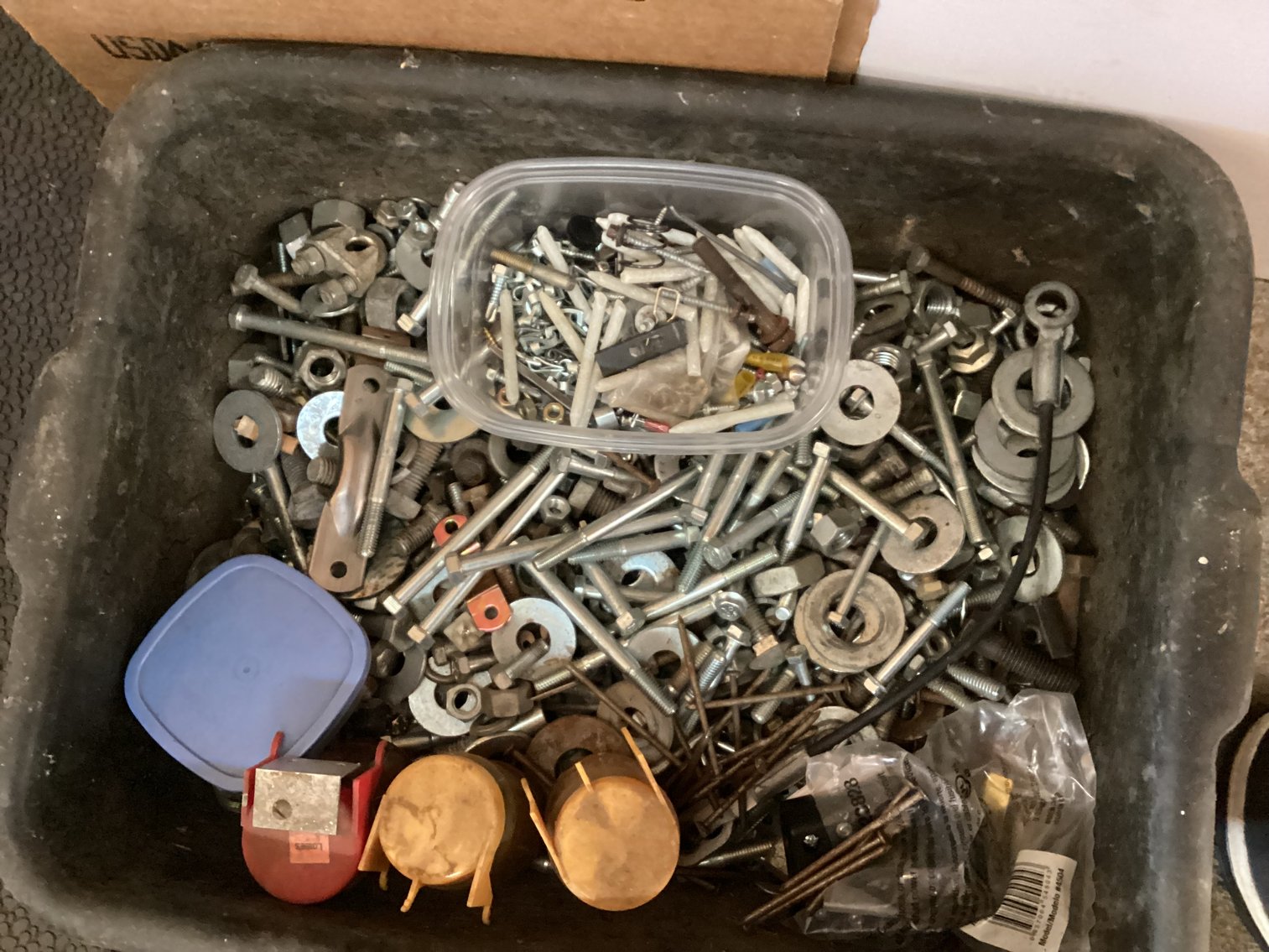 Image for Large lot of Nuts and Bolts