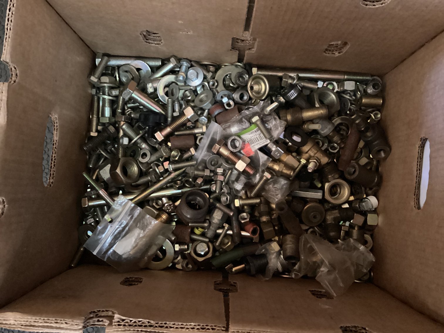 Image for Large lot of Nuts and Bolts