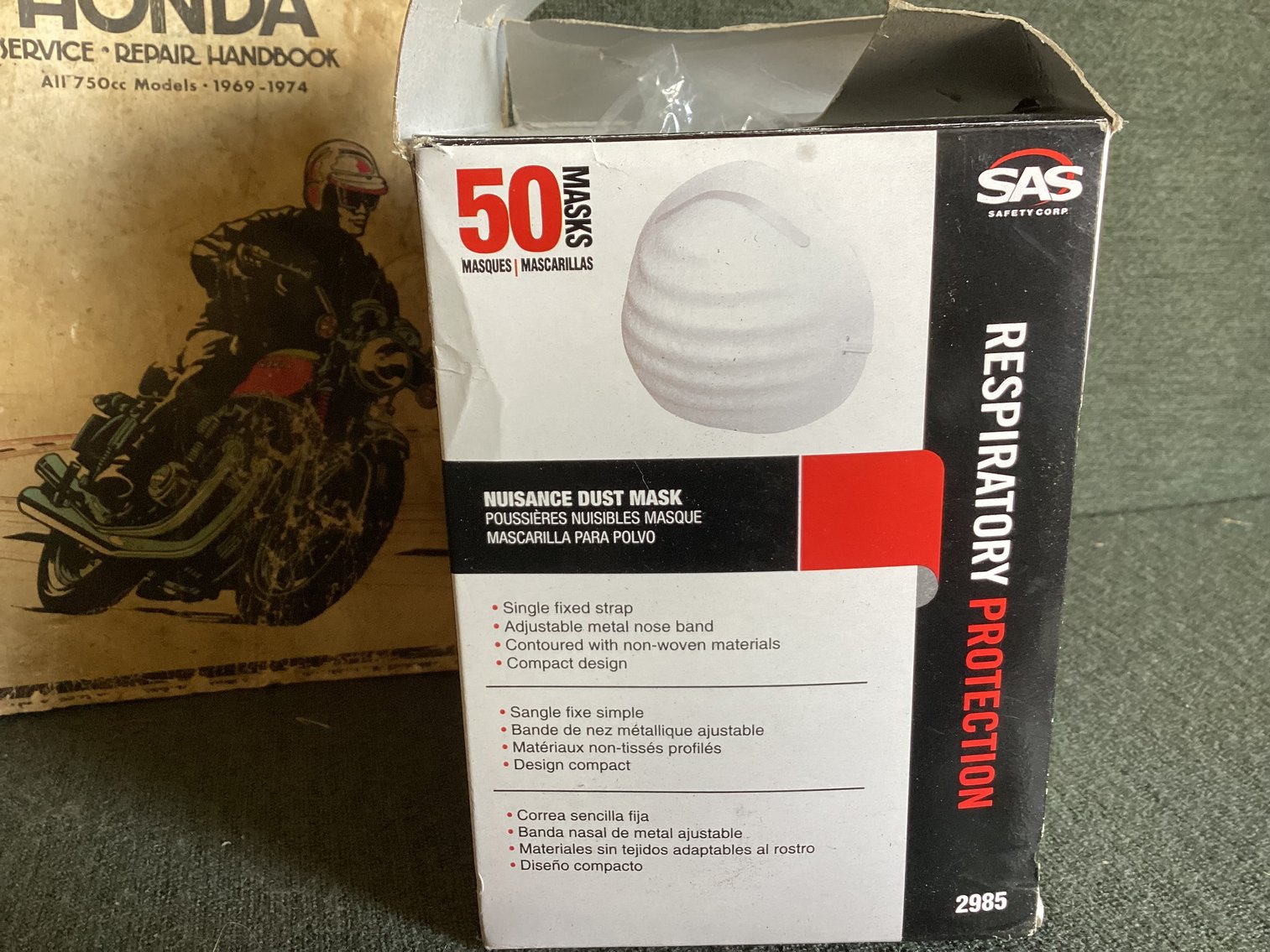 Image for Repair Manuals and Dust Masks