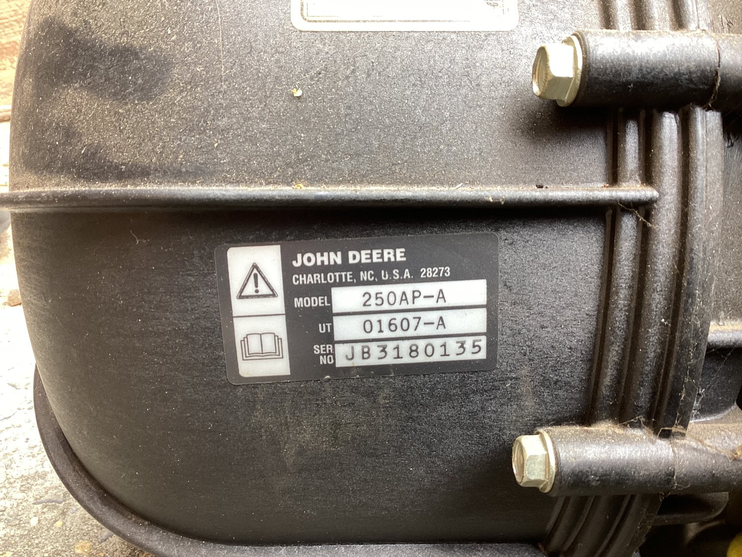 Image for John Deere 250AP-A Pump
