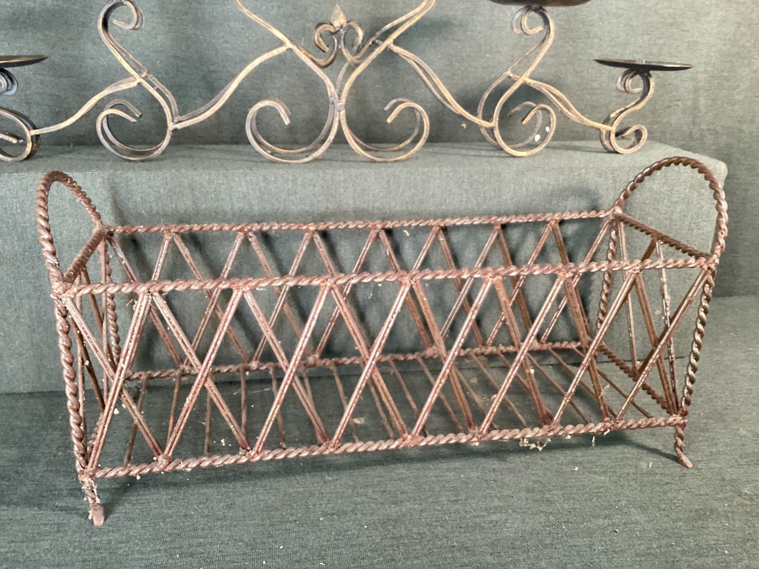 Image for Metal candle holder and planter