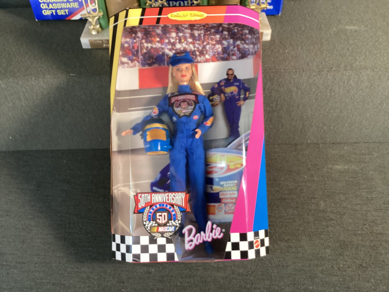 Image for NASCAR Barbie, Trophies, and more
