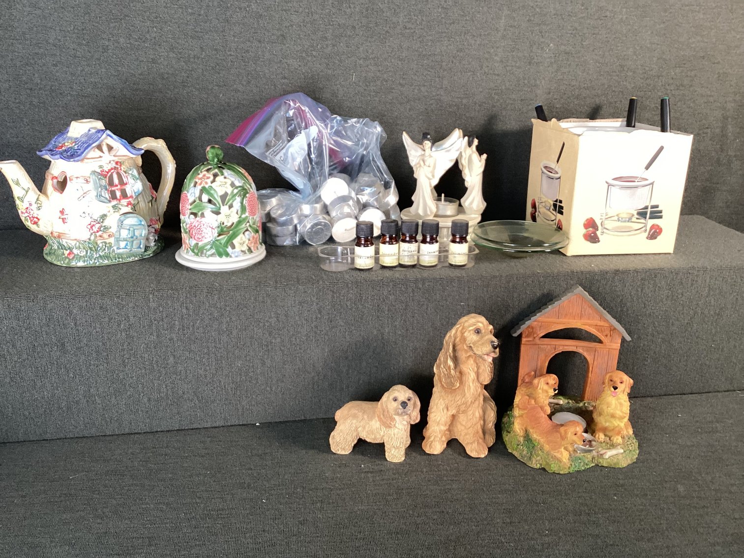 Image for Candles, Teapot, and Decor items