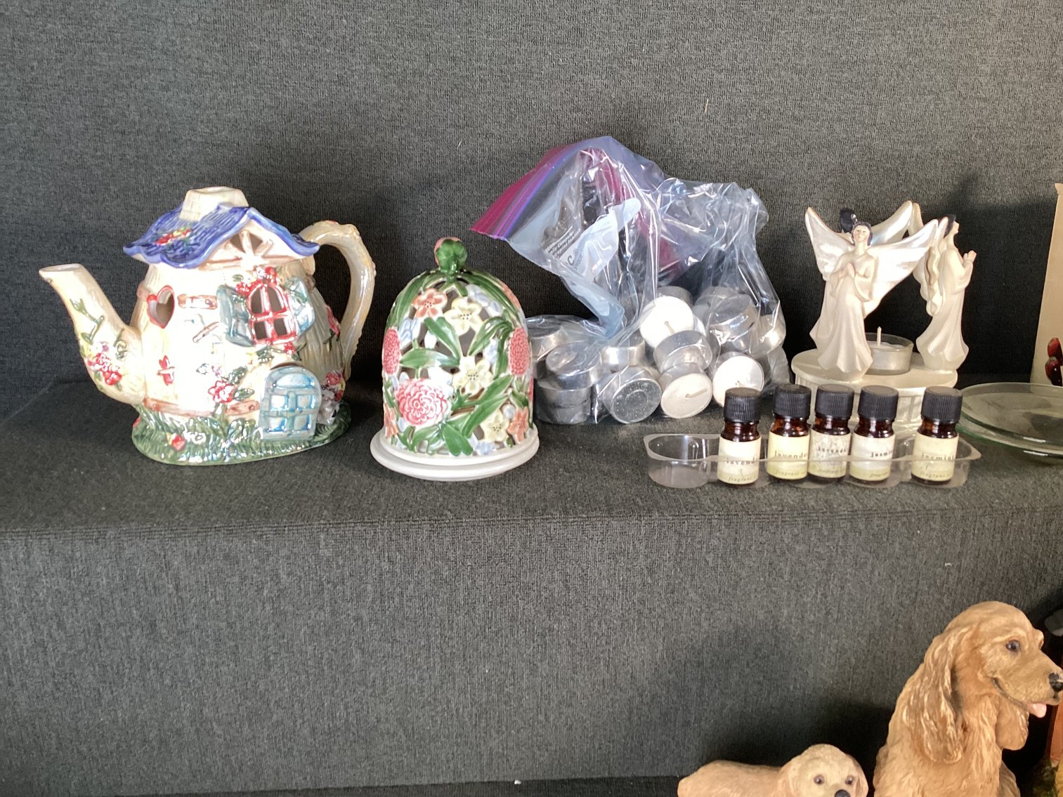 Image for Candles, Teapot, and Decor items