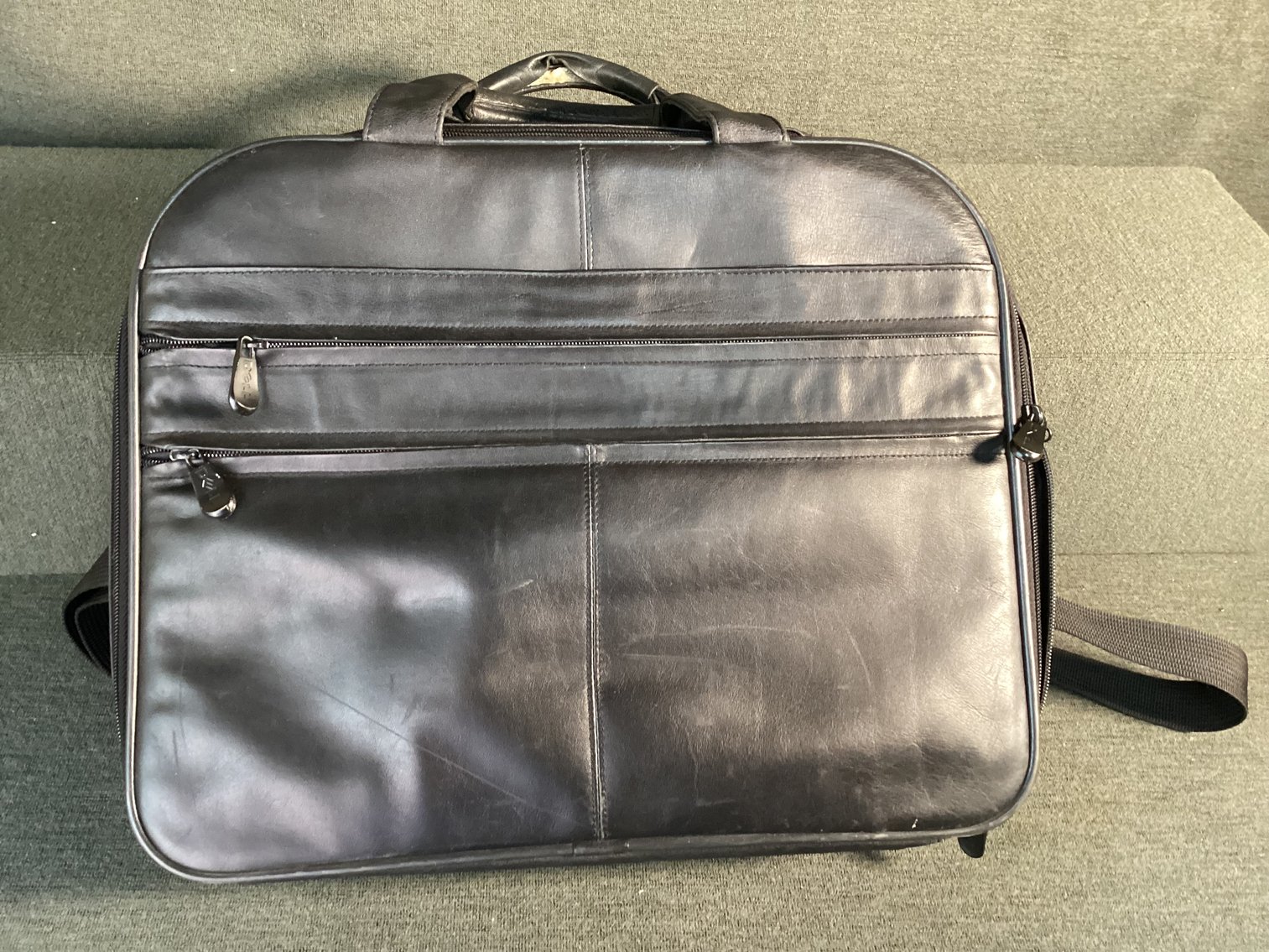 Image for Leather Computer Carrying Bag