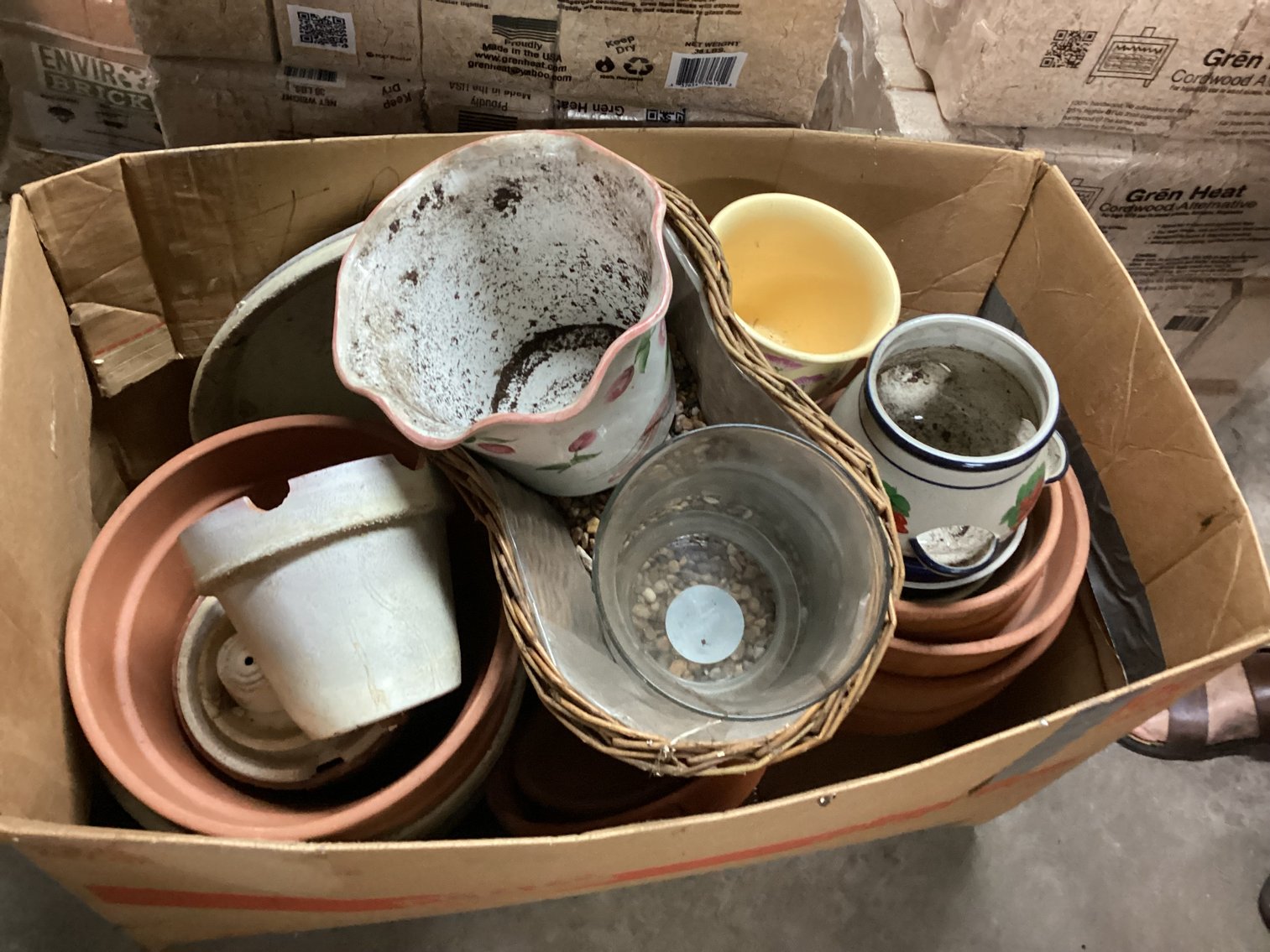 Image for Collection of flower pots