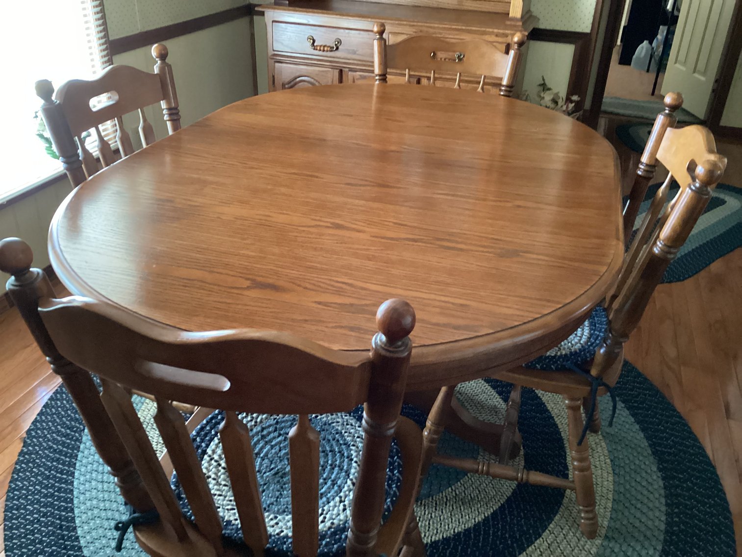 Image for Oak dining Table With 4 Chairs