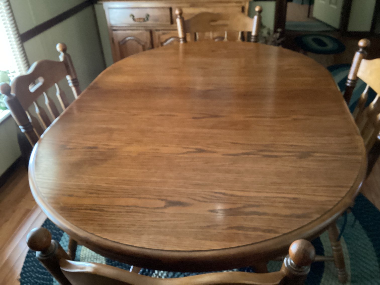 Image for Oak dining Table With 4 Chairs