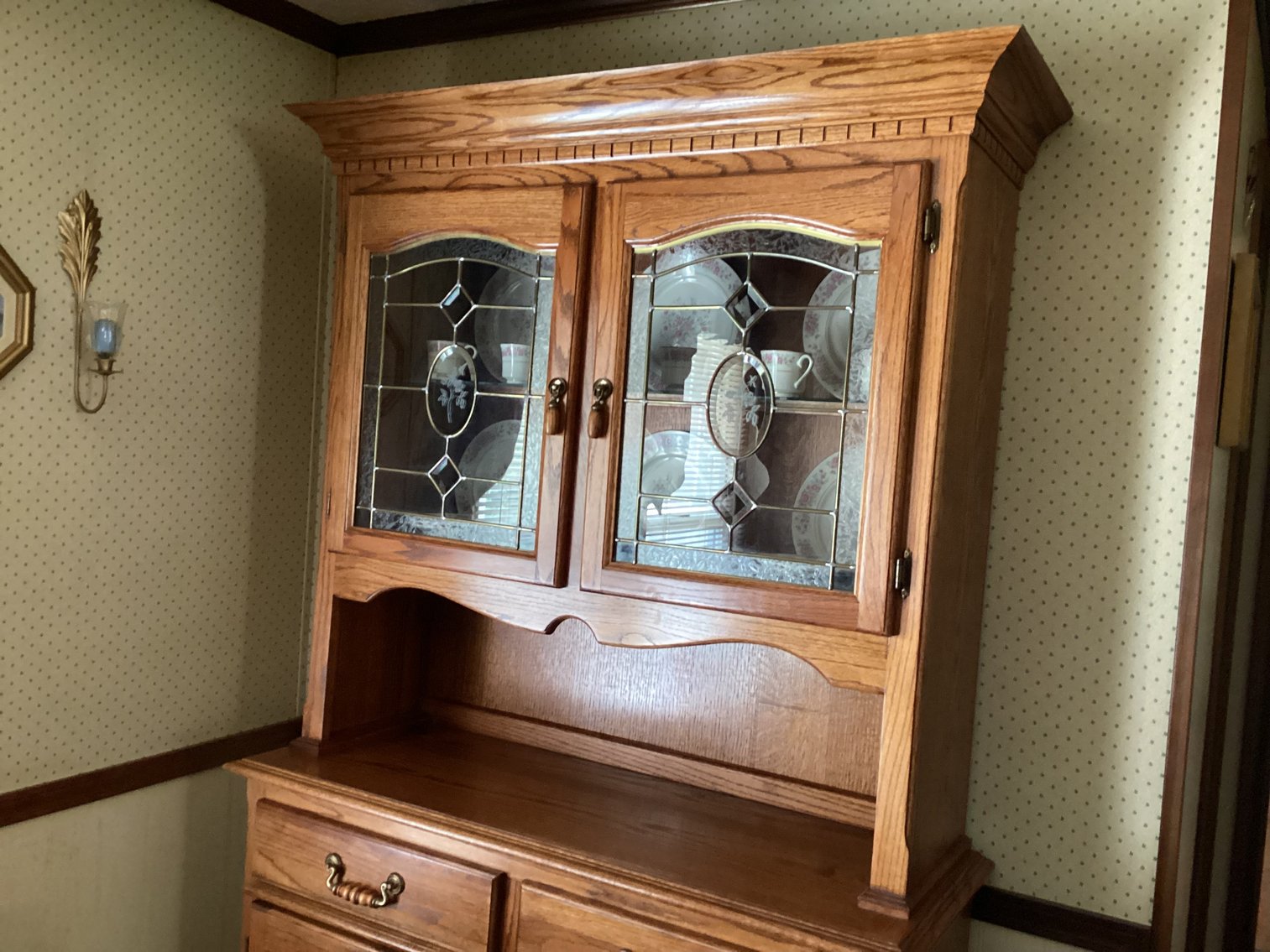 Image for Oak China Cabinet
