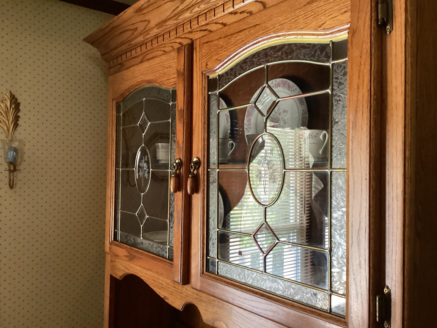 Image for Oak China Cabinet