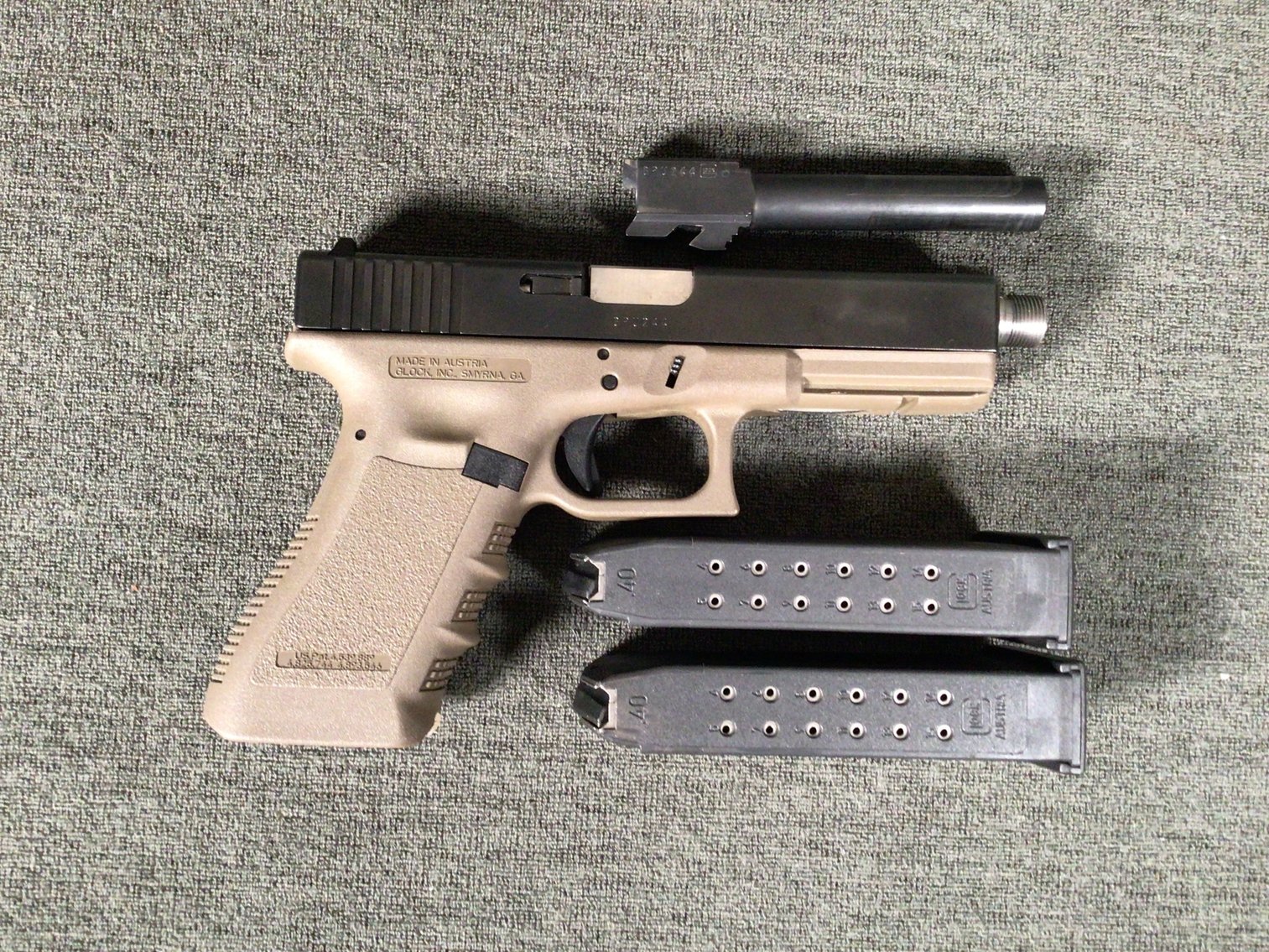 Image for Glock Model G22OD 40 cal. semi-auto pistol w/ case