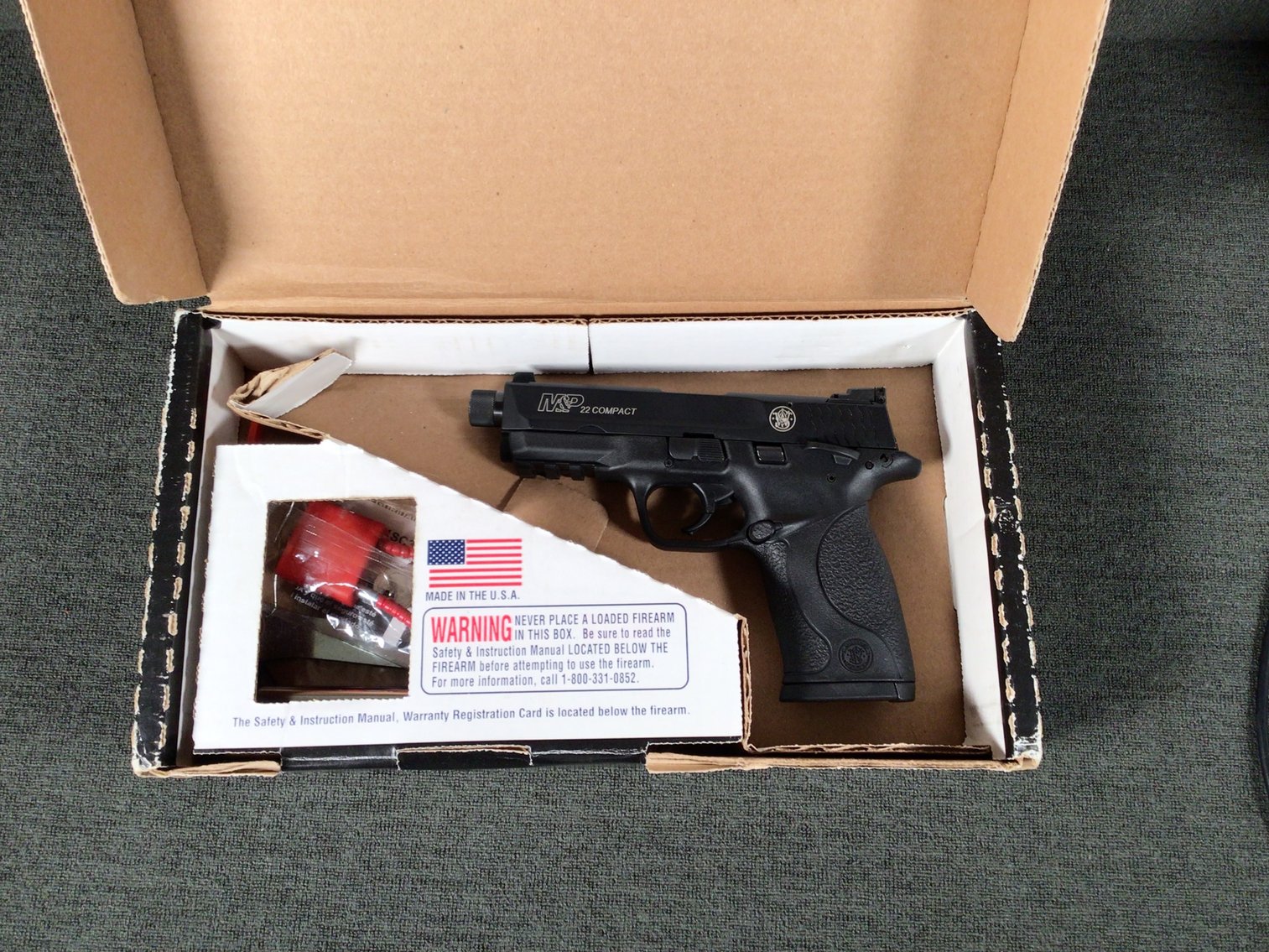 Image for Smith & Wesson Model M&P 22 Compact .22 cal semi-auto pistol