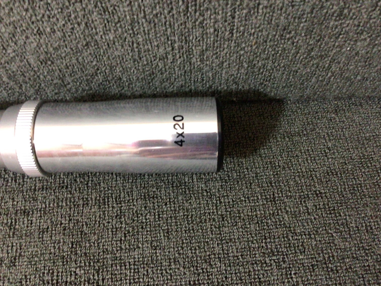 Image for Silver-finish 4 x 20 Riflescope, new-in-box