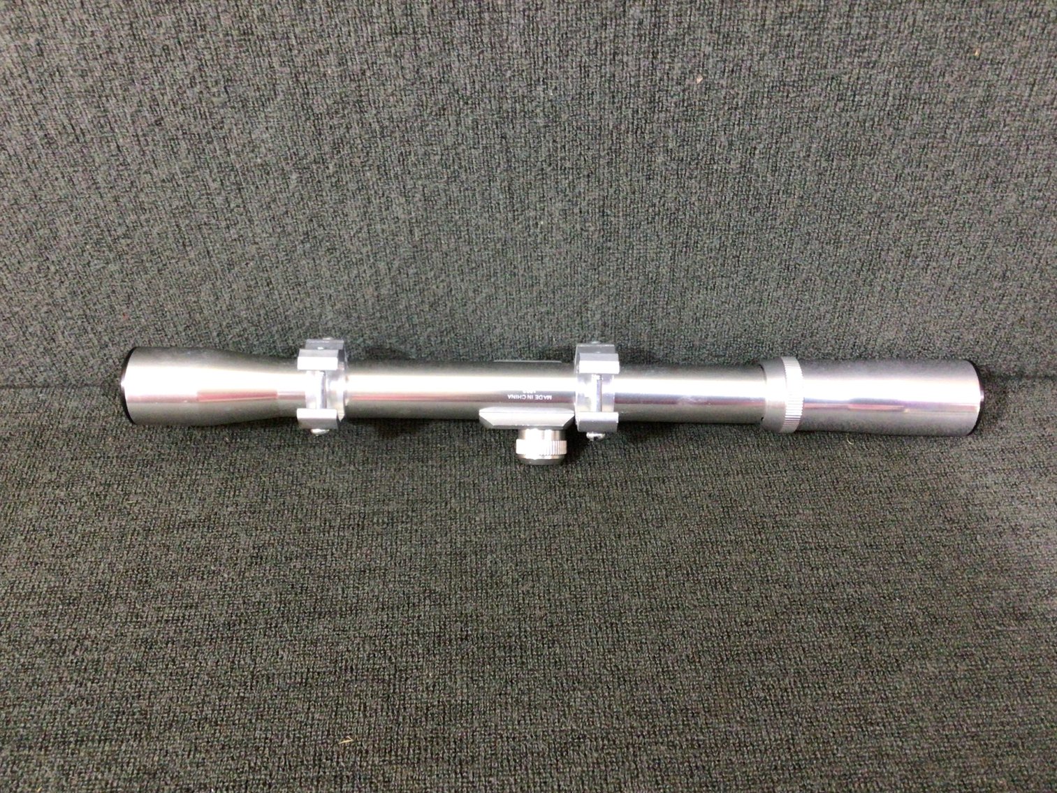 Image for Silver-finish 4 x 20 Riflescope, new-in-box