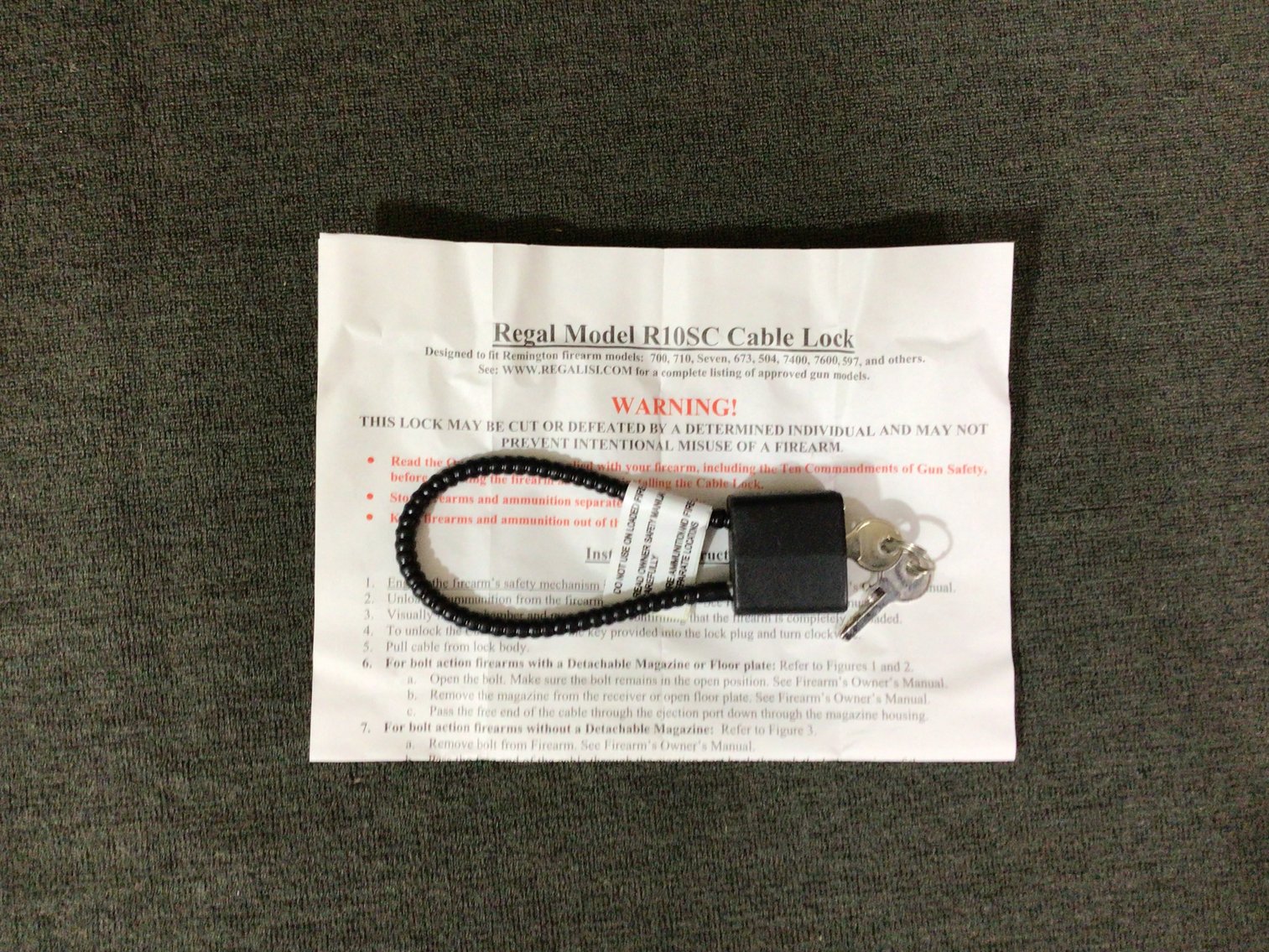 Image for Three safety locks