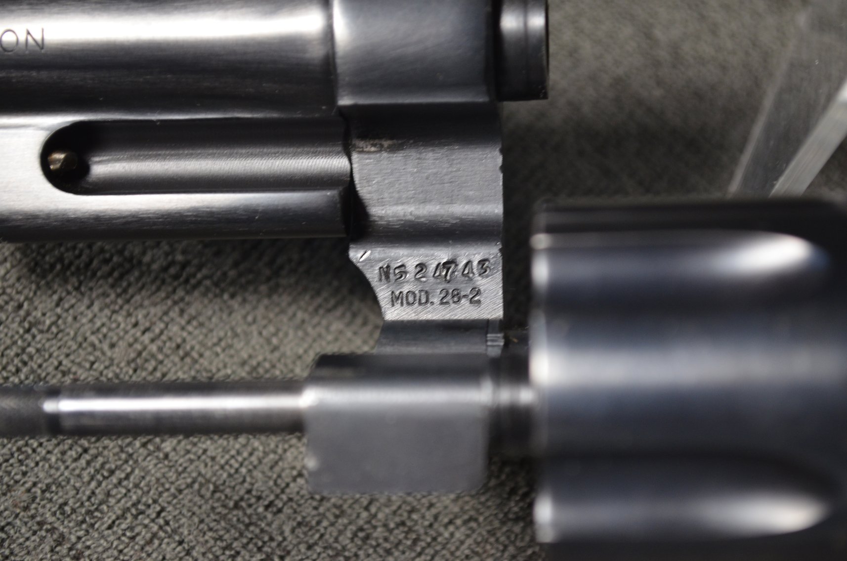 Image for Smith & Wesson Model 28-2 .357 cal revolver with holster And factory case