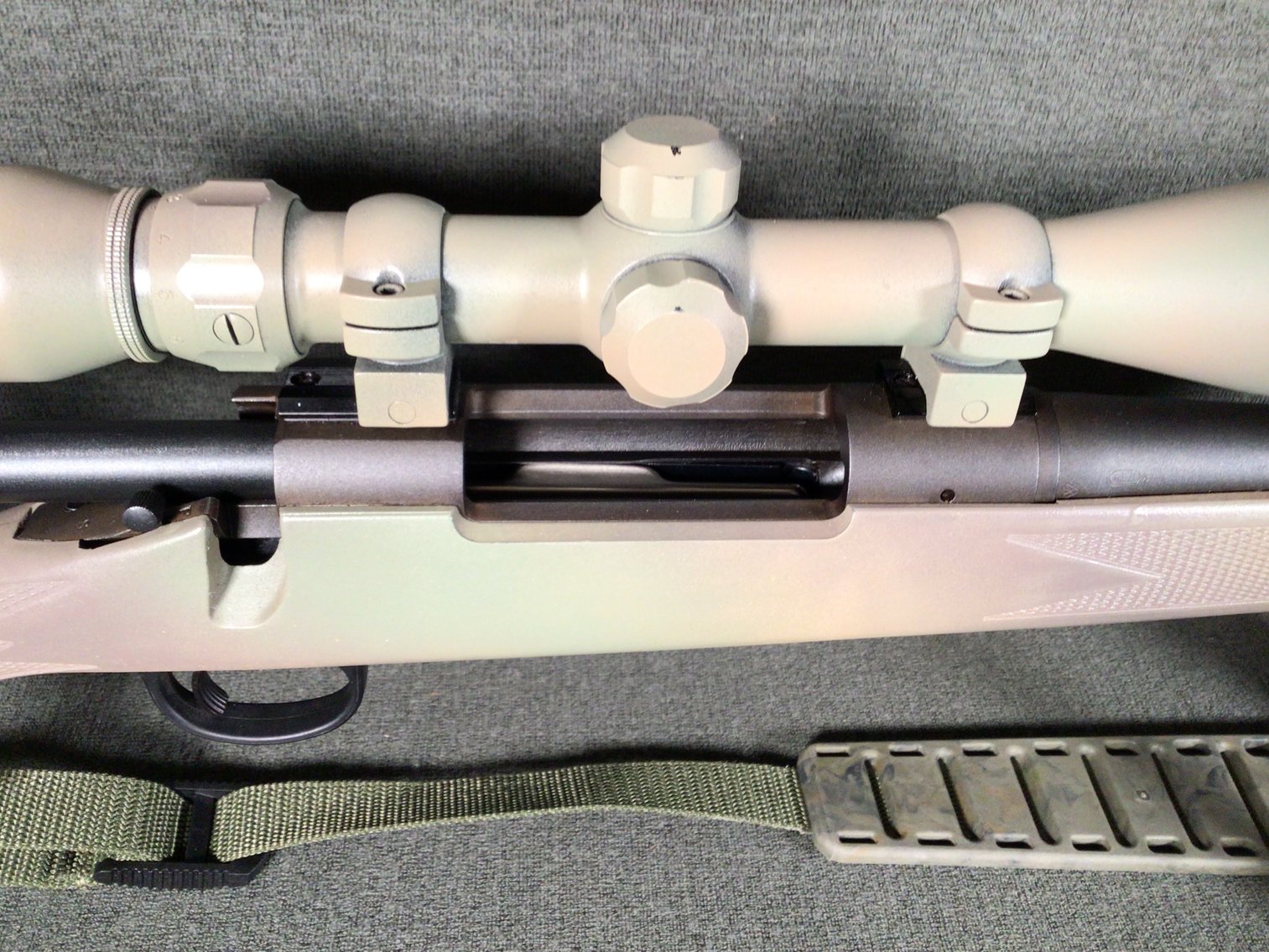 Image for Remington Model 700 30-06 Sprg cal, bolt-action rifle and case