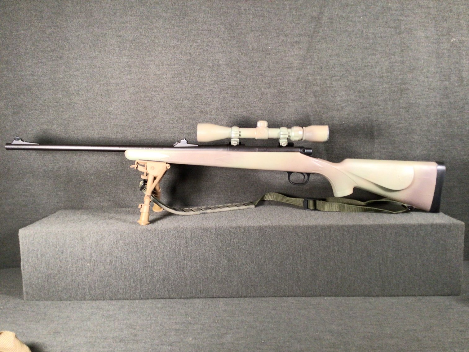 Image for Remington Model 700 30-06 Sprg cal, bolt-action rifle and case