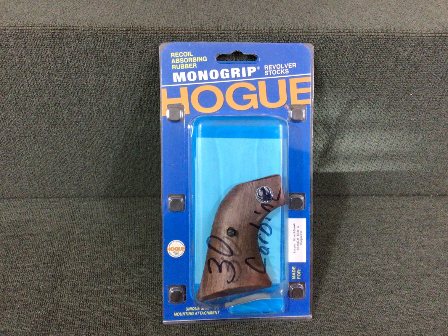 Image for Hogue Revolver Stocks for Ruger (rubber)