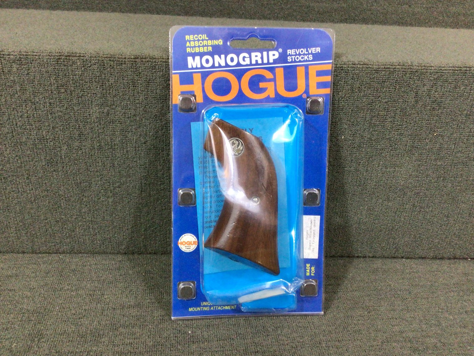 Image for Hogue Revolver Stocks for Ruger (rubber)